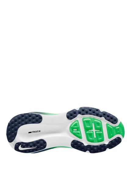 Nike White/Green Spark Youth Vomero 18 Road Running Trainers image 4