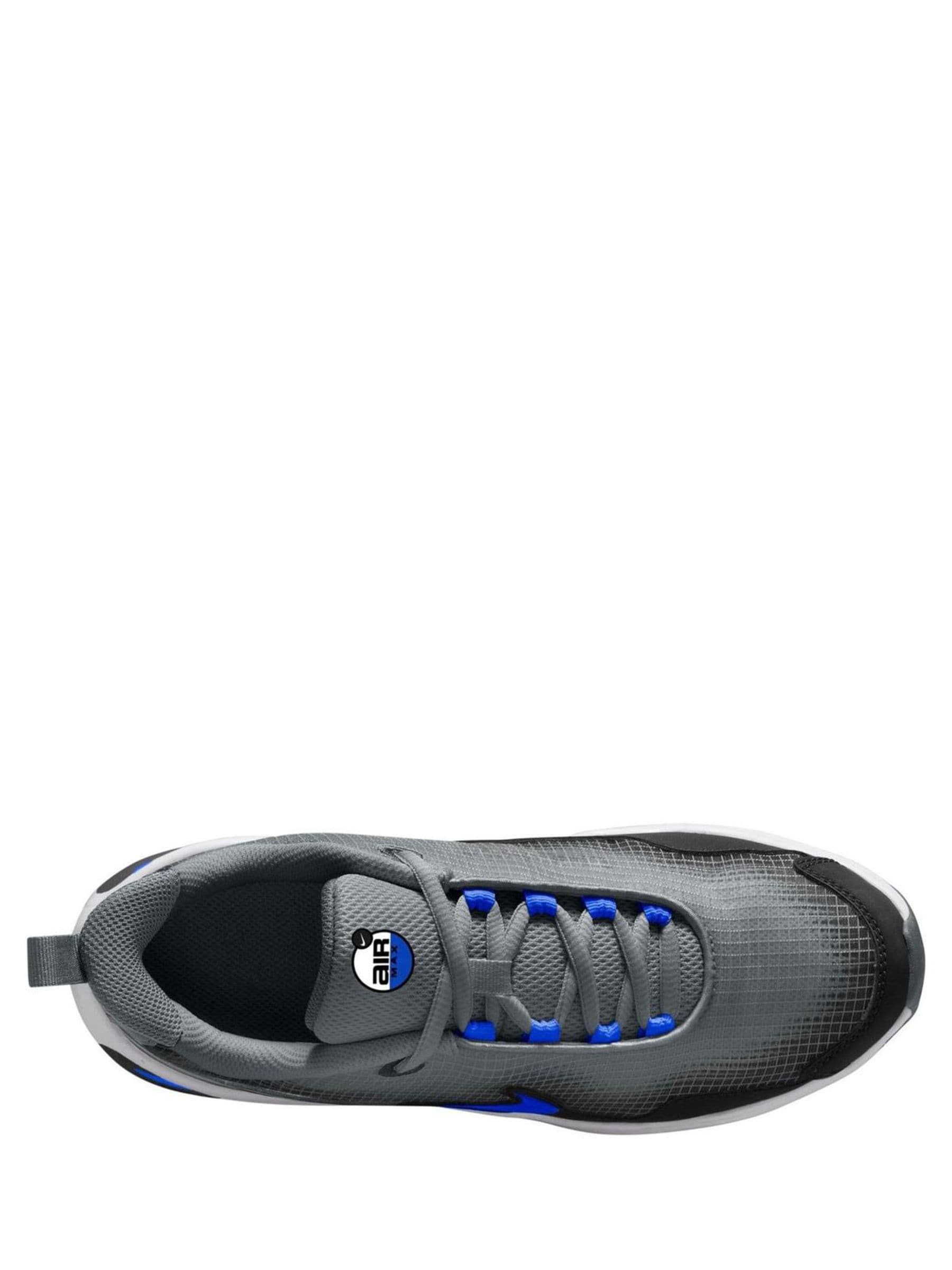 Nike Black/Grey Blue Youth Air Max Nova Trainers image 3