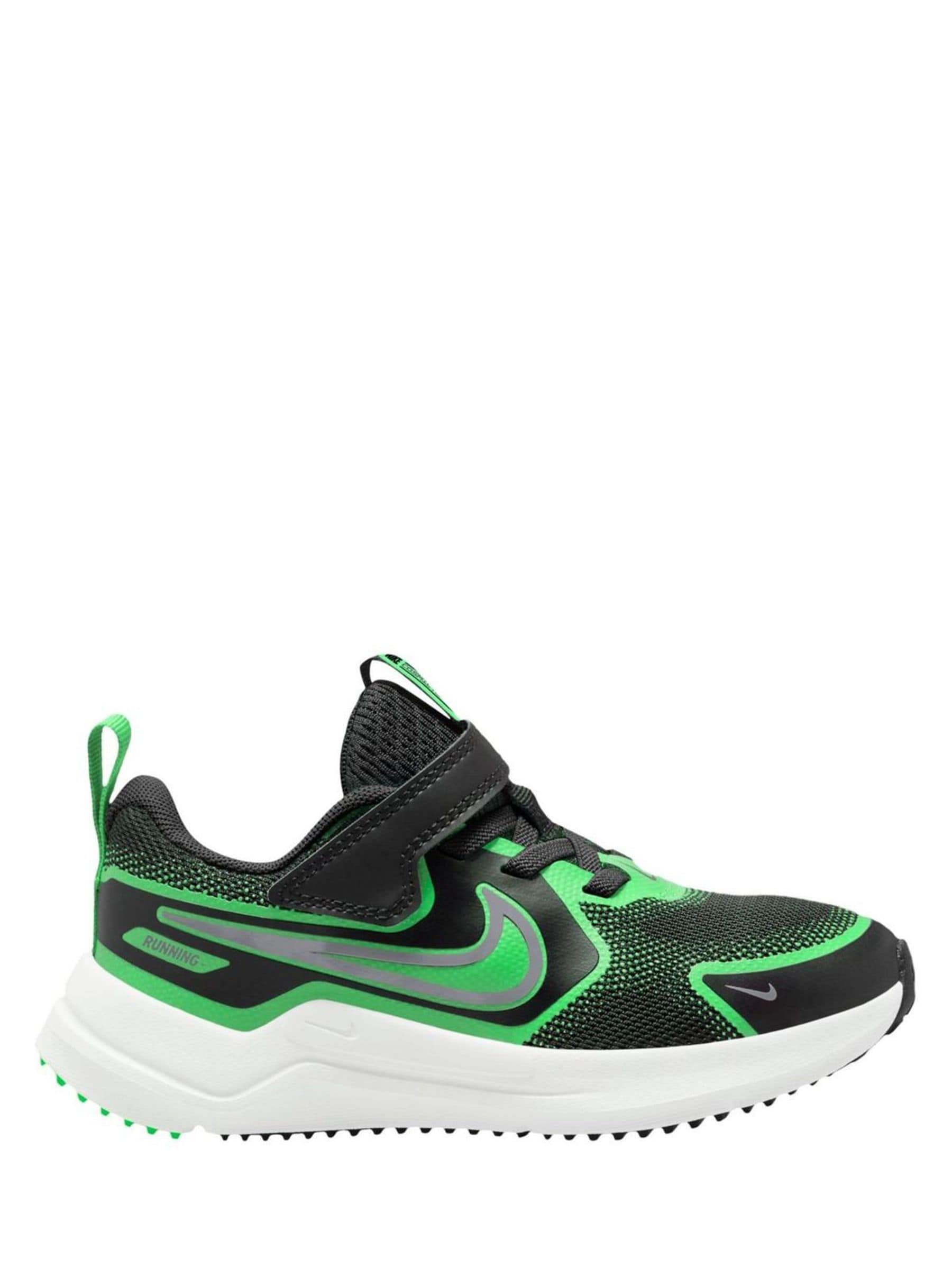 Nike Black/Illusion Green Junior Cosmic Running Trainers image 1