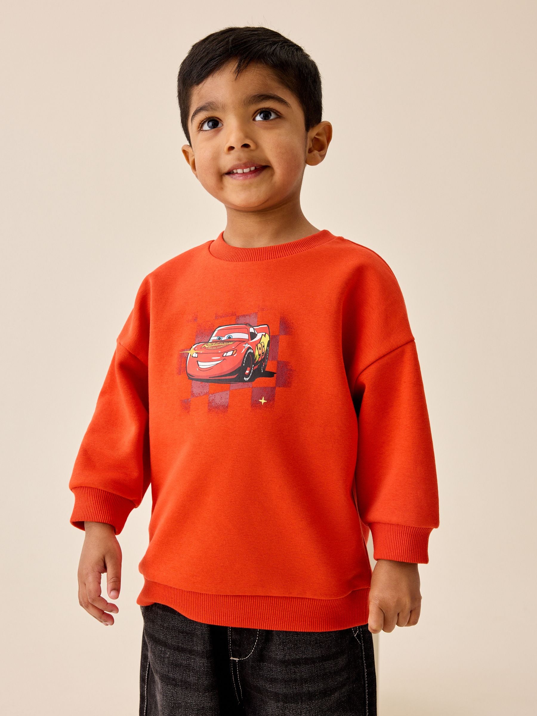 Dsiney Kidz - Red Cars Printed Sweatshirt (3mths-8yrs) image 2