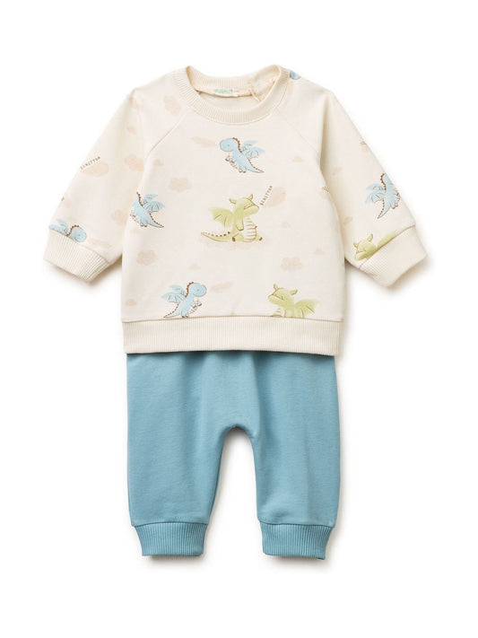 Benetton Blue Sweatshirts Set 2 Piece image 1