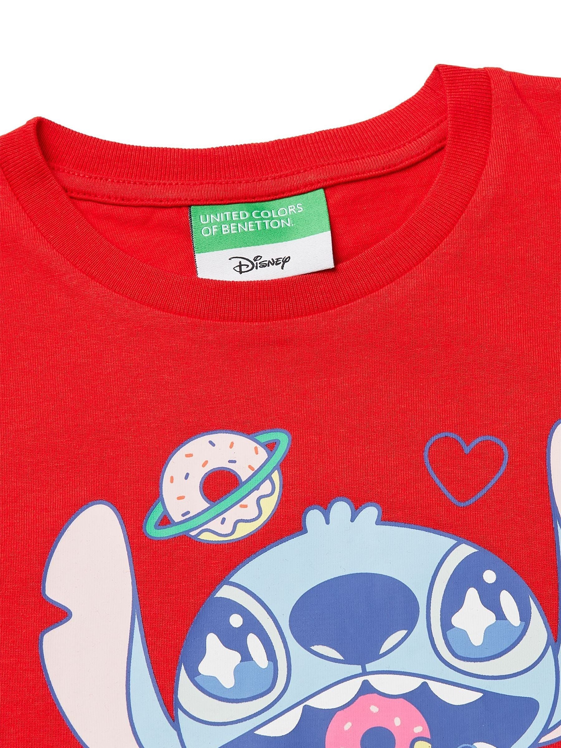 Benetton Red Printed Character T-Shirt image 3