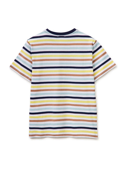 Dsiney Kidz - Benetton White Striped T-Shirt image 2