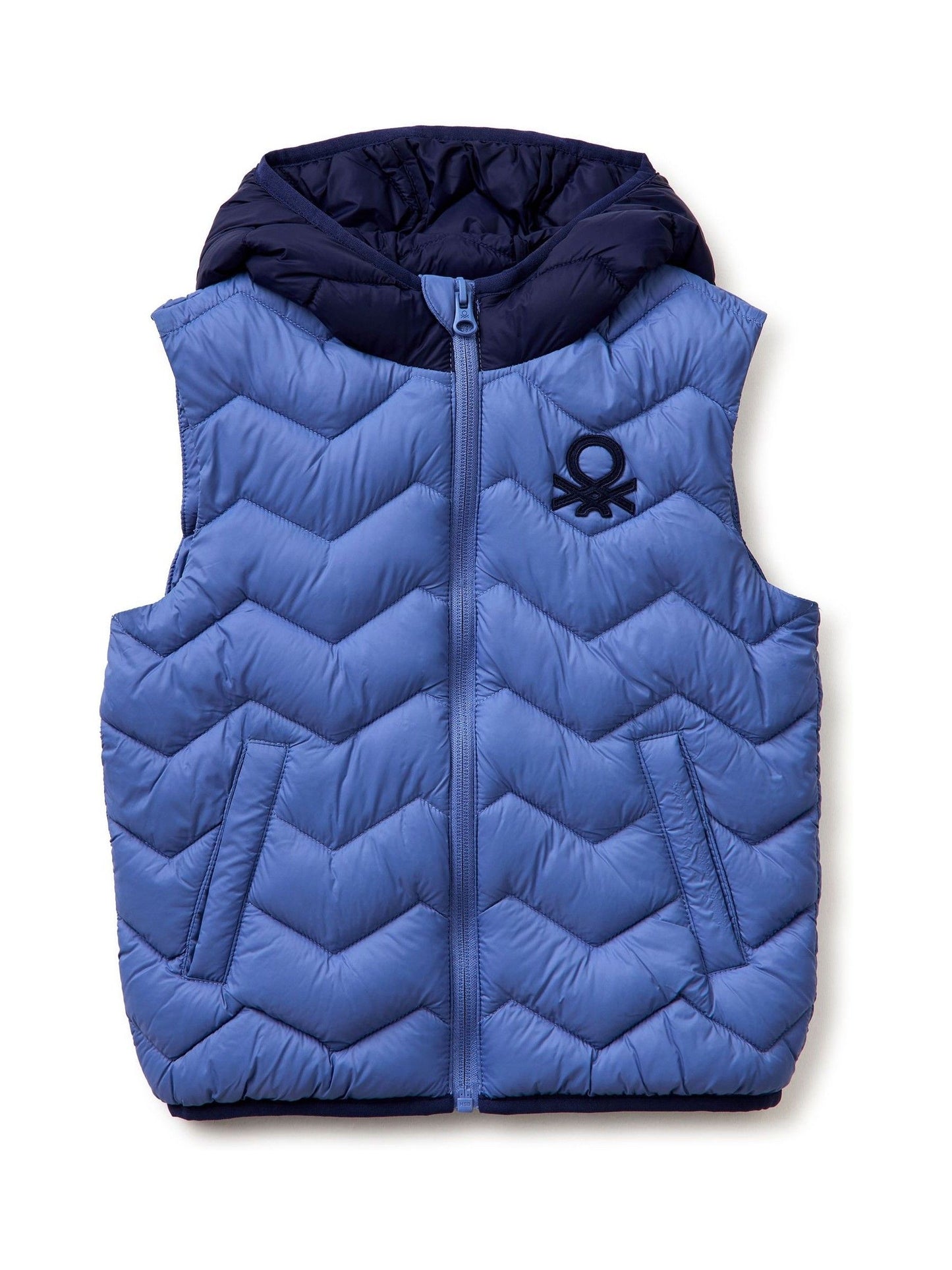 Dsiney Kidz - Benetton Blue Light Puffer Gilet image 1