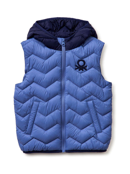 Dsiney Kidz - Benetton Blue Light Puffer Gilet image 1