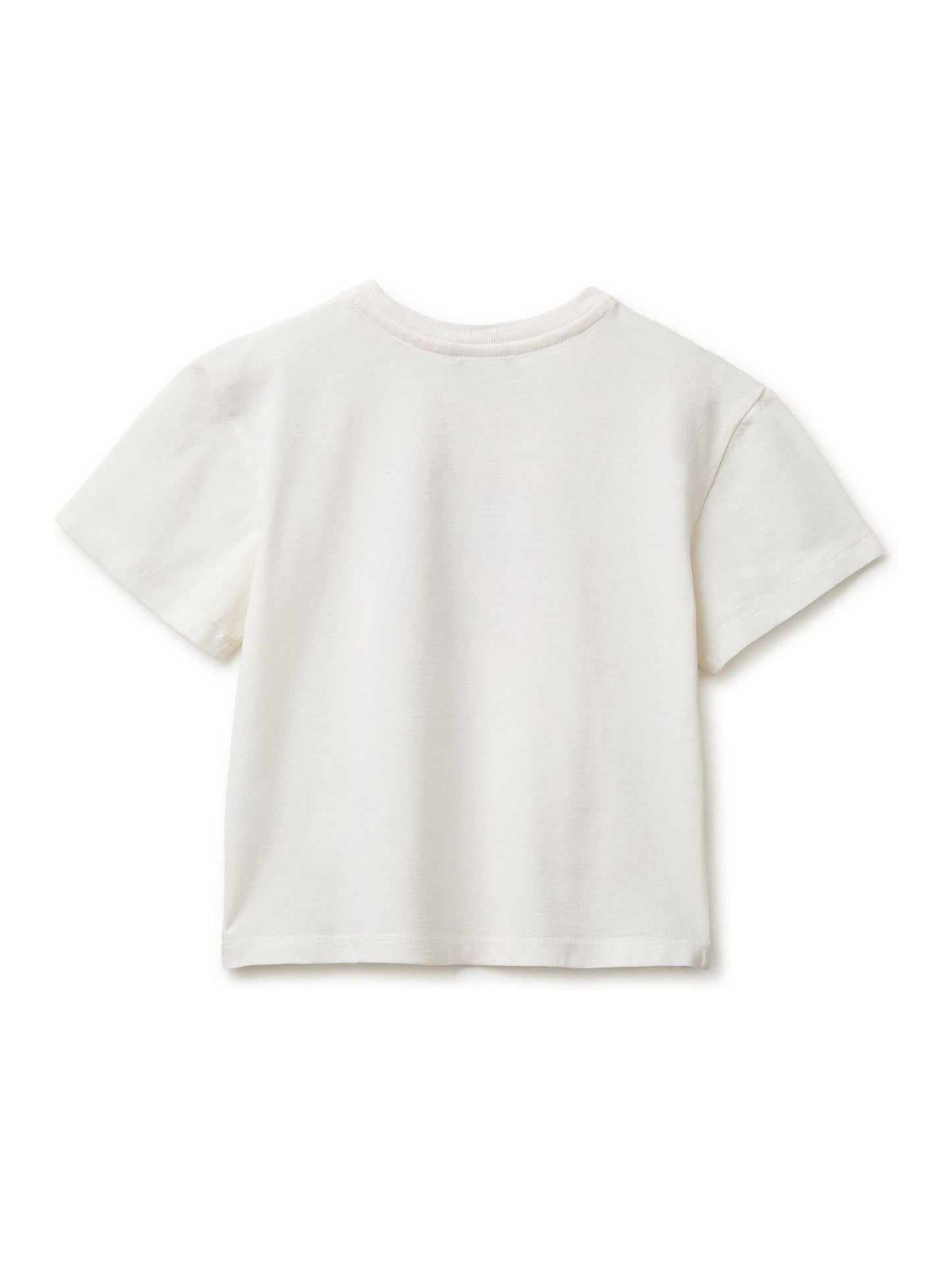 Dsiney Kidz - Benetton White Gingham Patch T-Shirt image 2