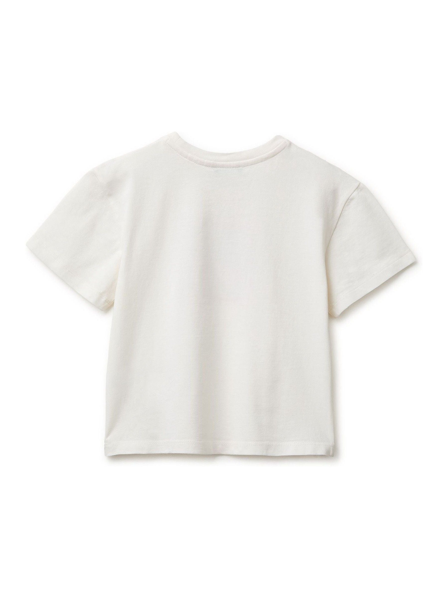 Dsiney Kidz - Benetton White Gingham Patch T-Shirt image 2