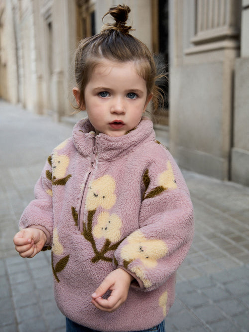 Dsiney Kidz - Mauve Purple Half Zip Fleece (3mths-7yrs) image 1