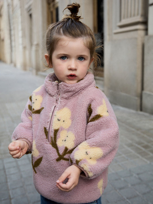 Dsiney Kidz - Mauve Purple Half Zip Fleece (3mths-7yrs) image 1