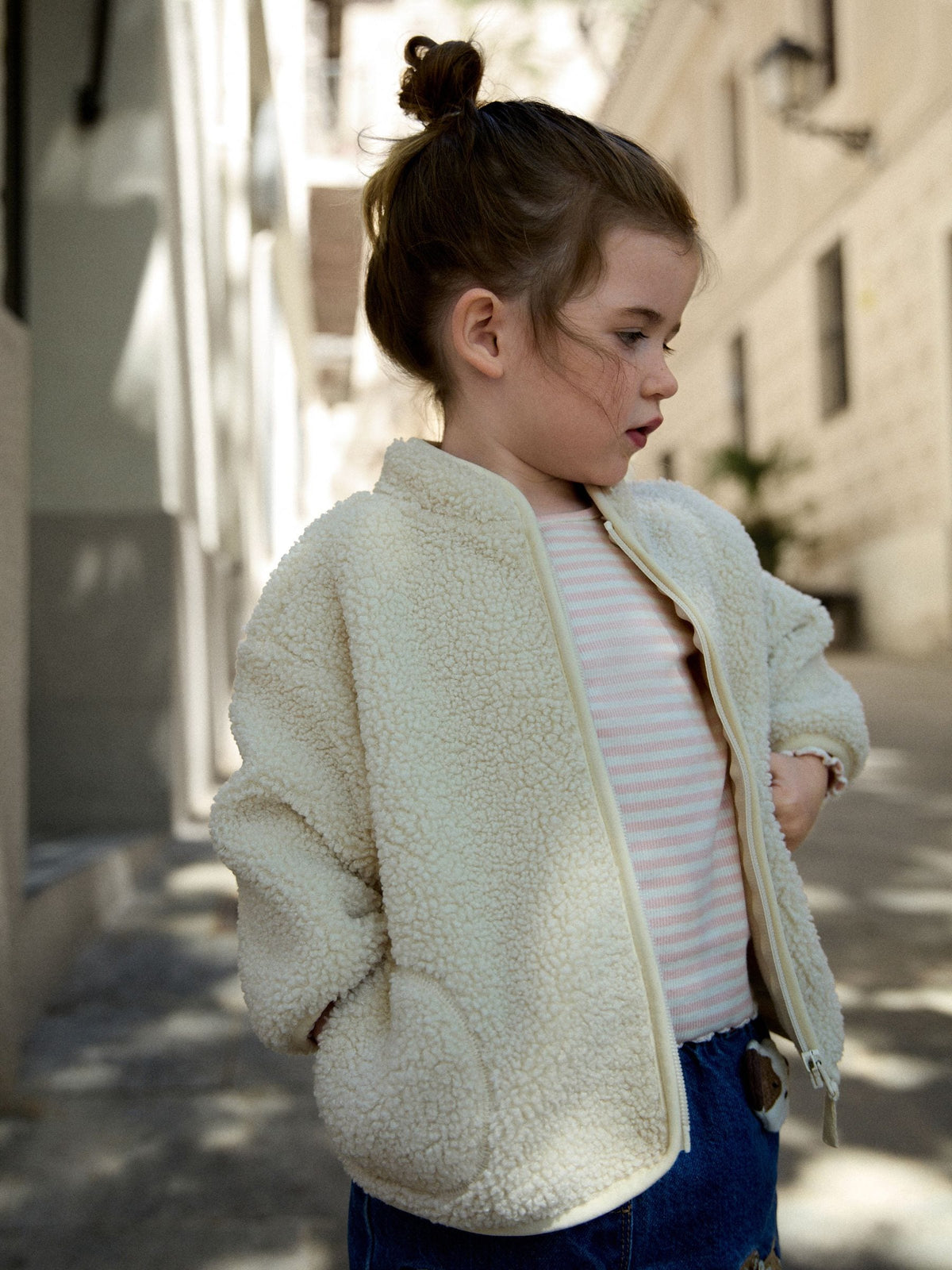 Dsiney Kidz - Cream Zip Through Fleece (3mths-7yrs) image 1