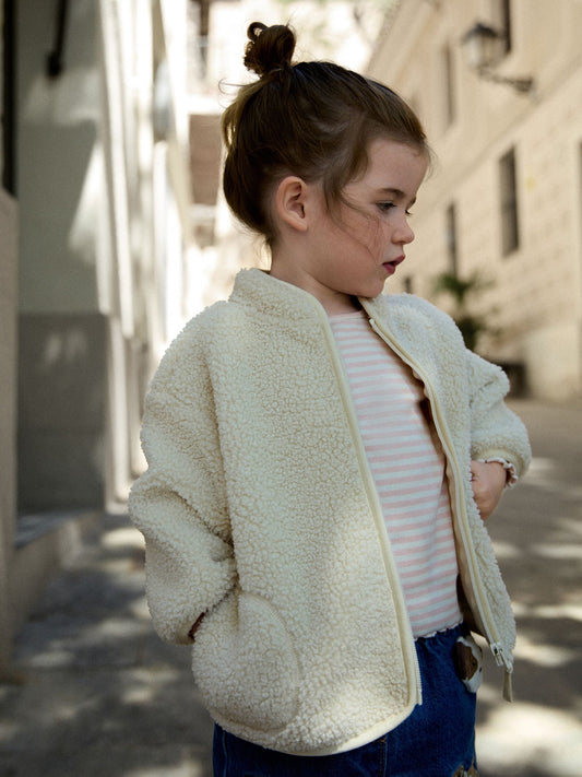 Dsiney Kidz - Cream Zip Through Fleece (3mths-7yrs) image 1