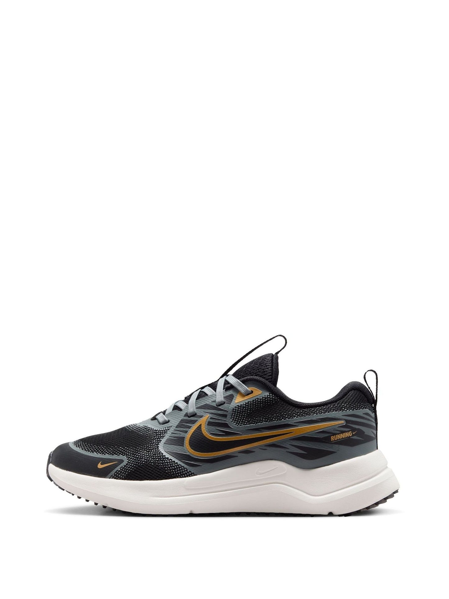 Nike Black/Gold Youth Cosmic Running Trainers image 2