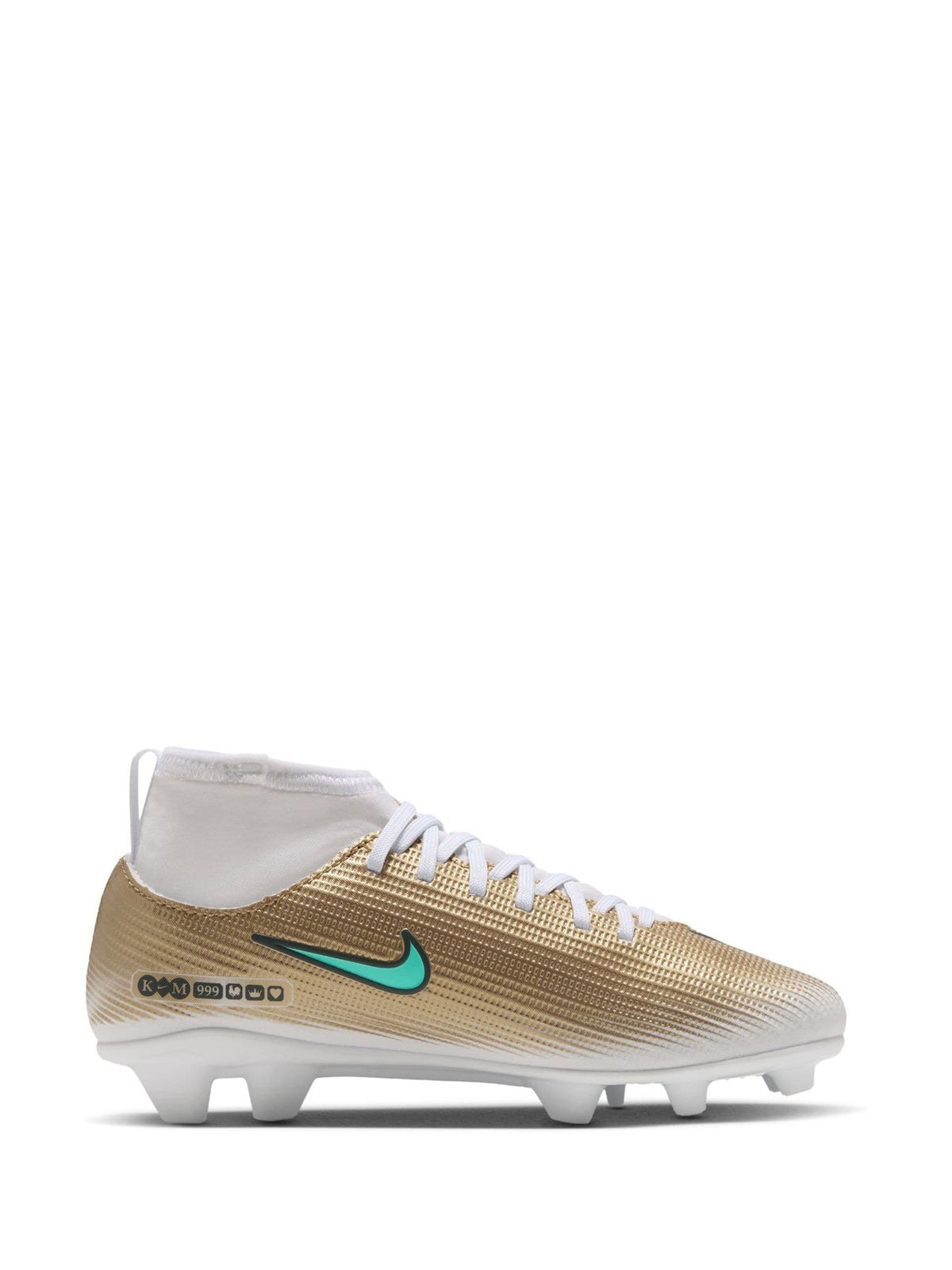 Dsiney Kidz - Nike Metallic Gold Jr. Mercurial Superfly 11 Club Kylian Mbappé Multi Ground Football Boots image 3