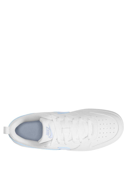 Nike White/Arctic Green Youth Dunk Low Trainers image 3