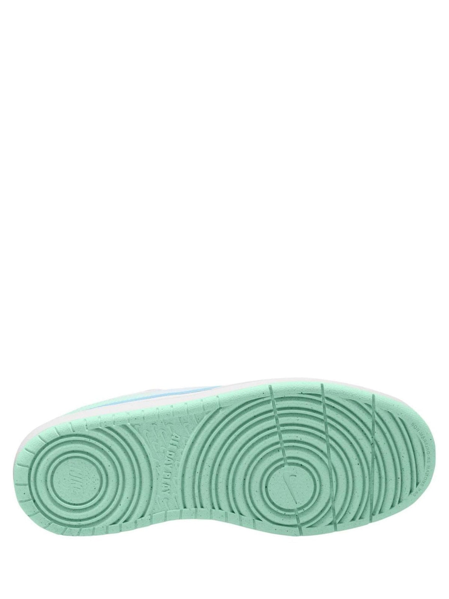 Nike White/Arctic Green Youth Dunk Low Trainers image 4