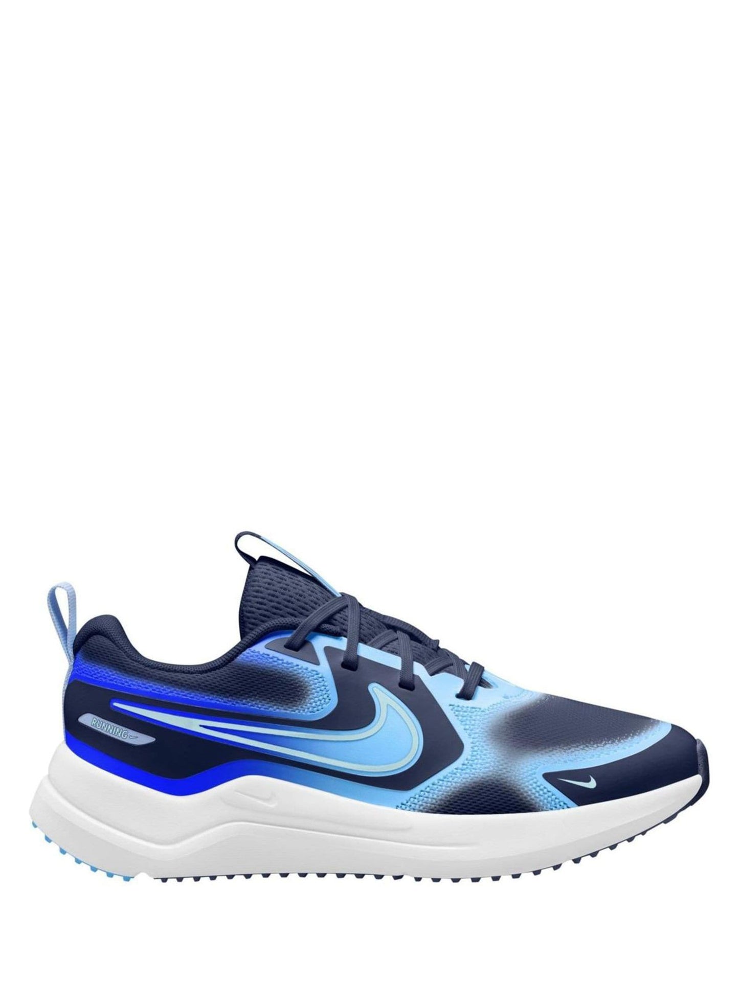 Nike Navy Racer Blue Youth Cosmic Runner Trainers image 1