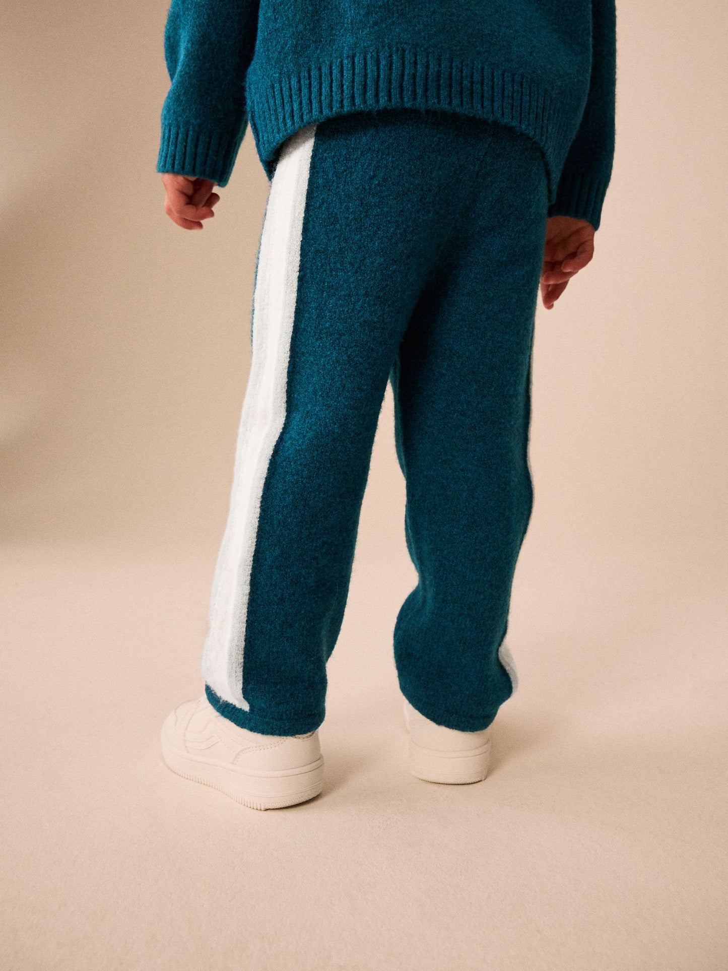 Dsiney Kidz - Teal Blue Tokyo Knitted Crew Neck Jumper and Joggers Set (3mths-7yrs) image 5