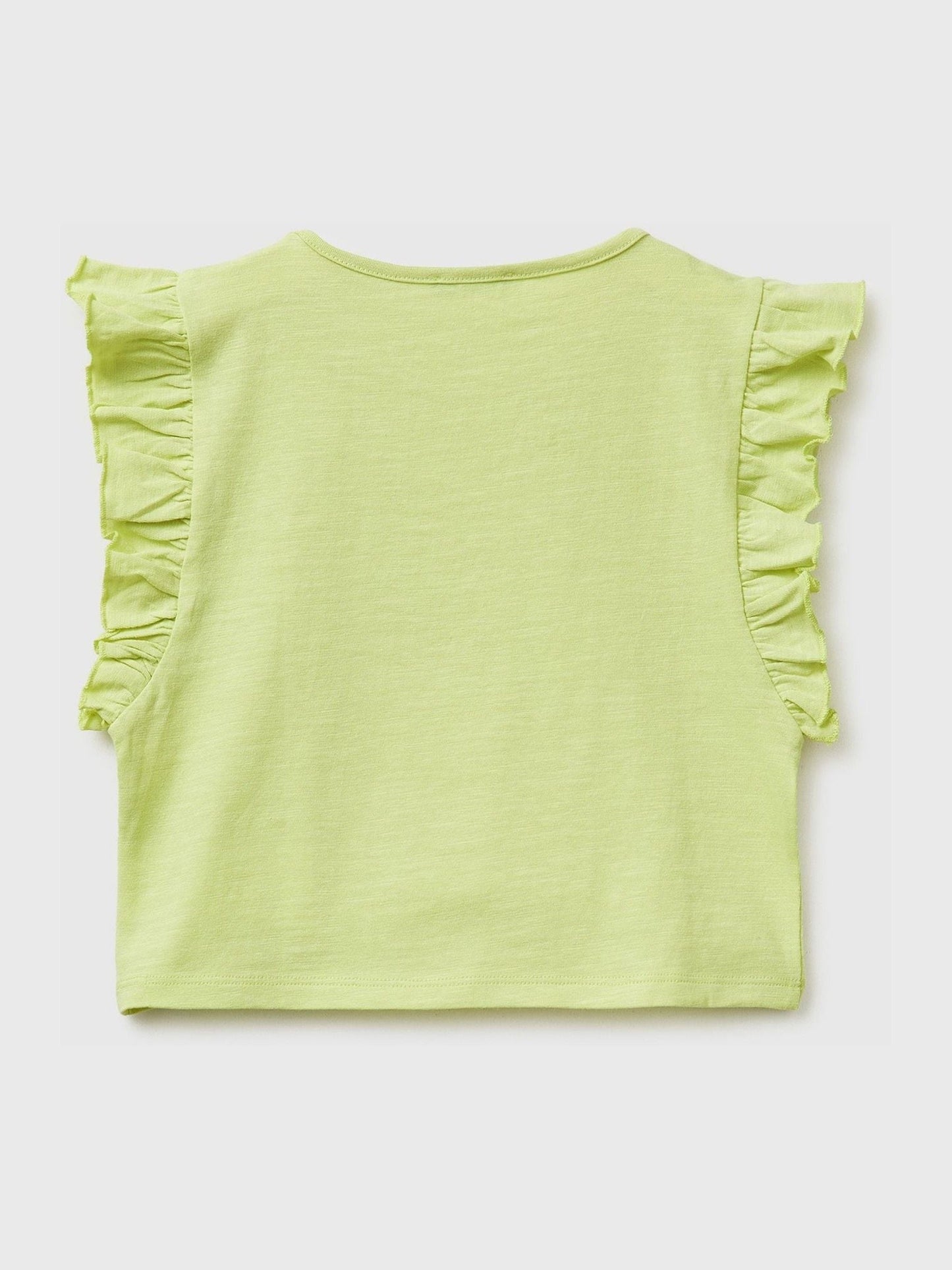 Benetton Yellow Butterfly Printed T-Shirt image 2