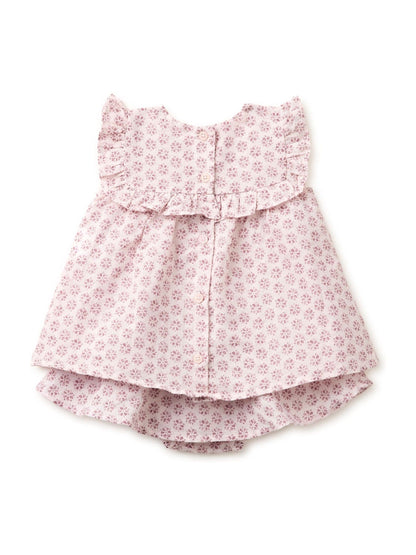 Benetton Pink Benetton Printed Linen Blend Top & Bottoms Set image 2