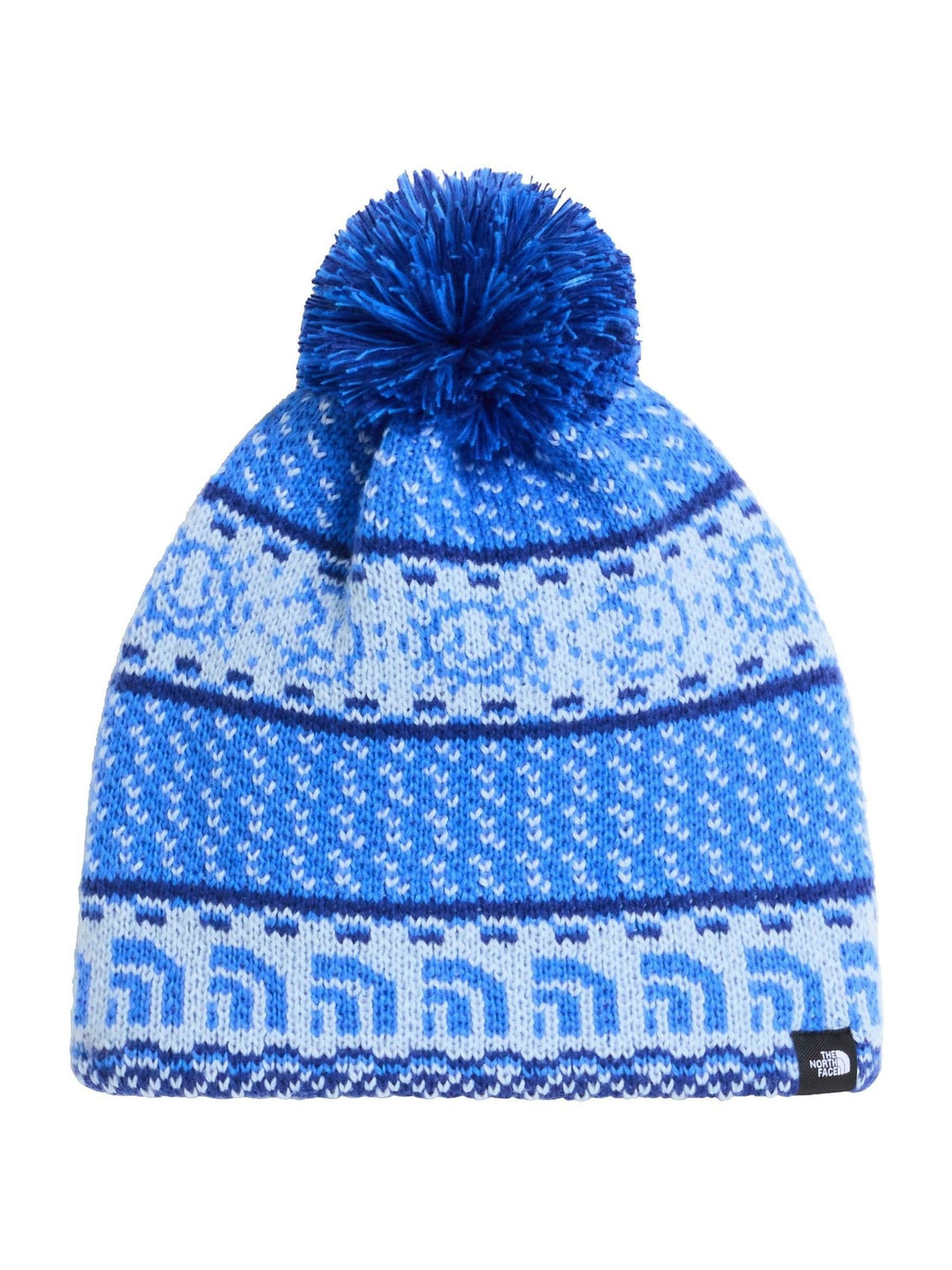 The North Face Blue Kids Cabin Ski Tuke Pom Beanie - image 1