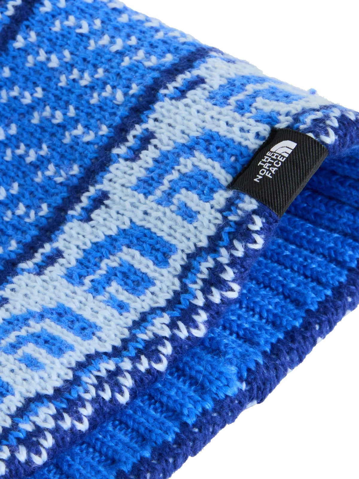 The North Face Blue Kids Cabin Ski Tuke Pom Beanie - image 3