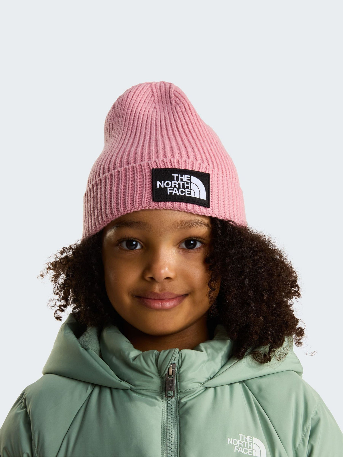 The North Face Pink Kids Cabin Ski Tuke Pom Beanie - image 2