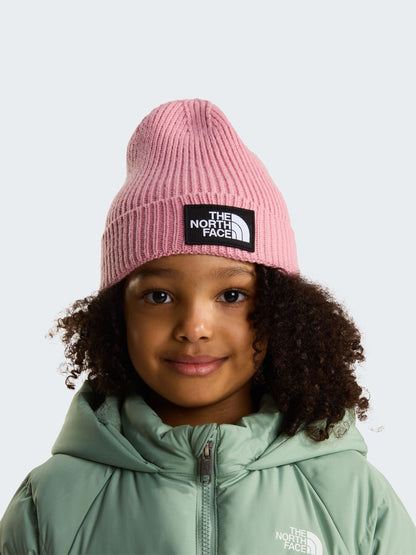 The North Face Pink Kids Cabin Ski Tuke Pom Beanie - image 2