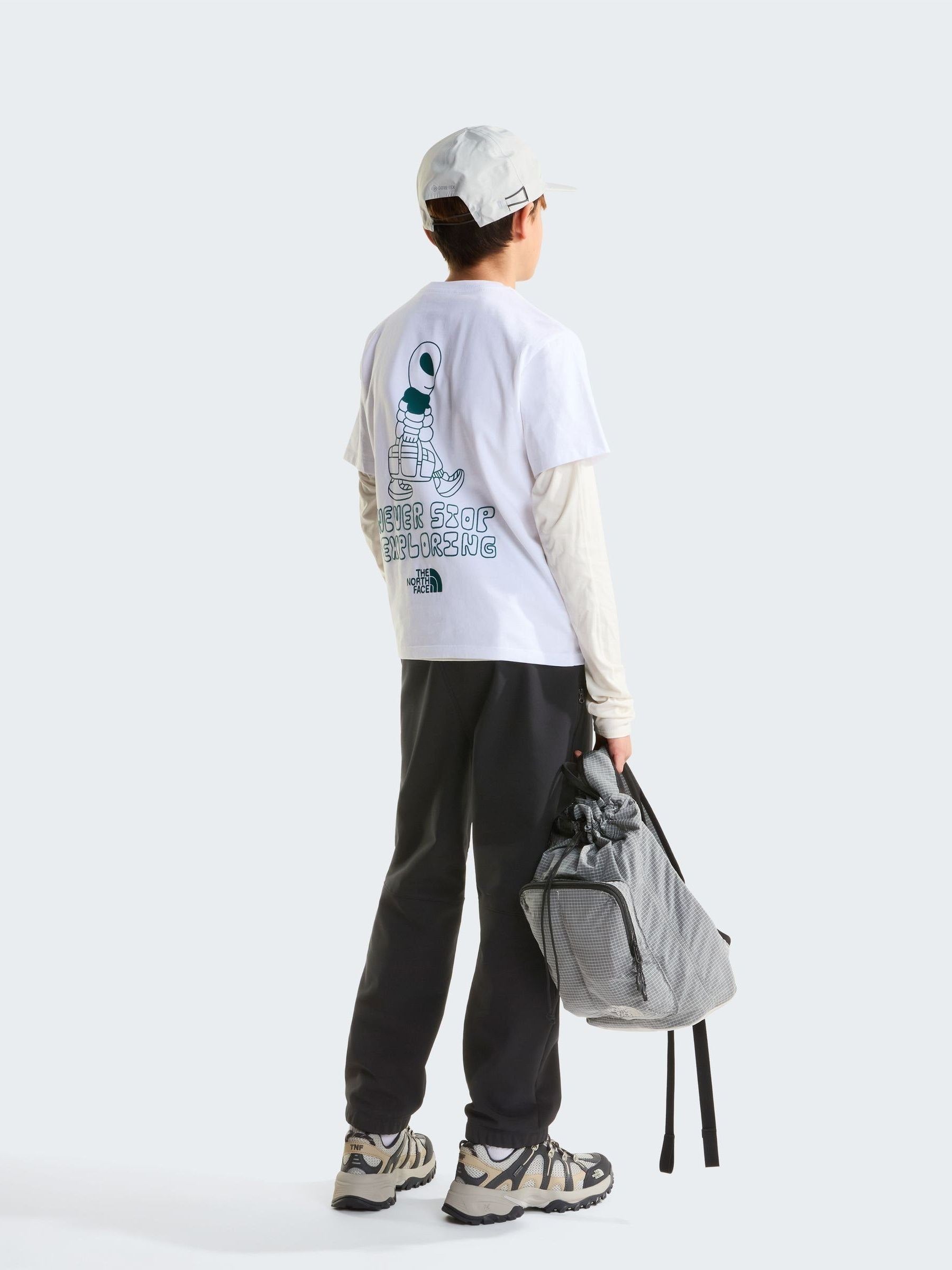 Dsiney Kidz - The North Face White Teen Alien Back Graphic T-Shirt image 3