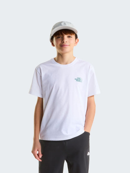 Dsiney Kidz - The North Face White Teen Alien Back Graphic T-Shirt image 4