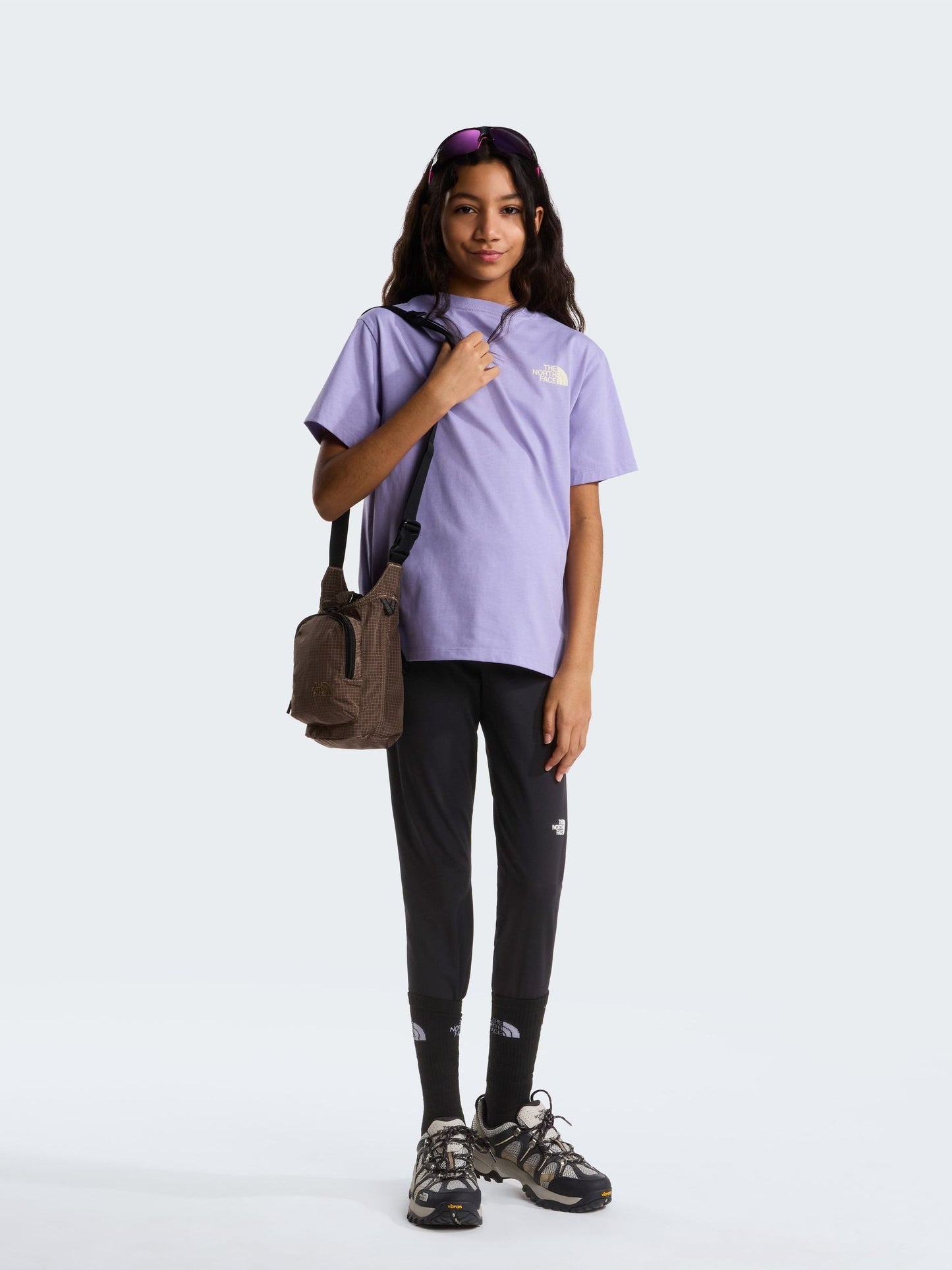 Dsiney Kidz - The North Face Purple Teen Proud Graphic Relaxed T-Shirt image 3