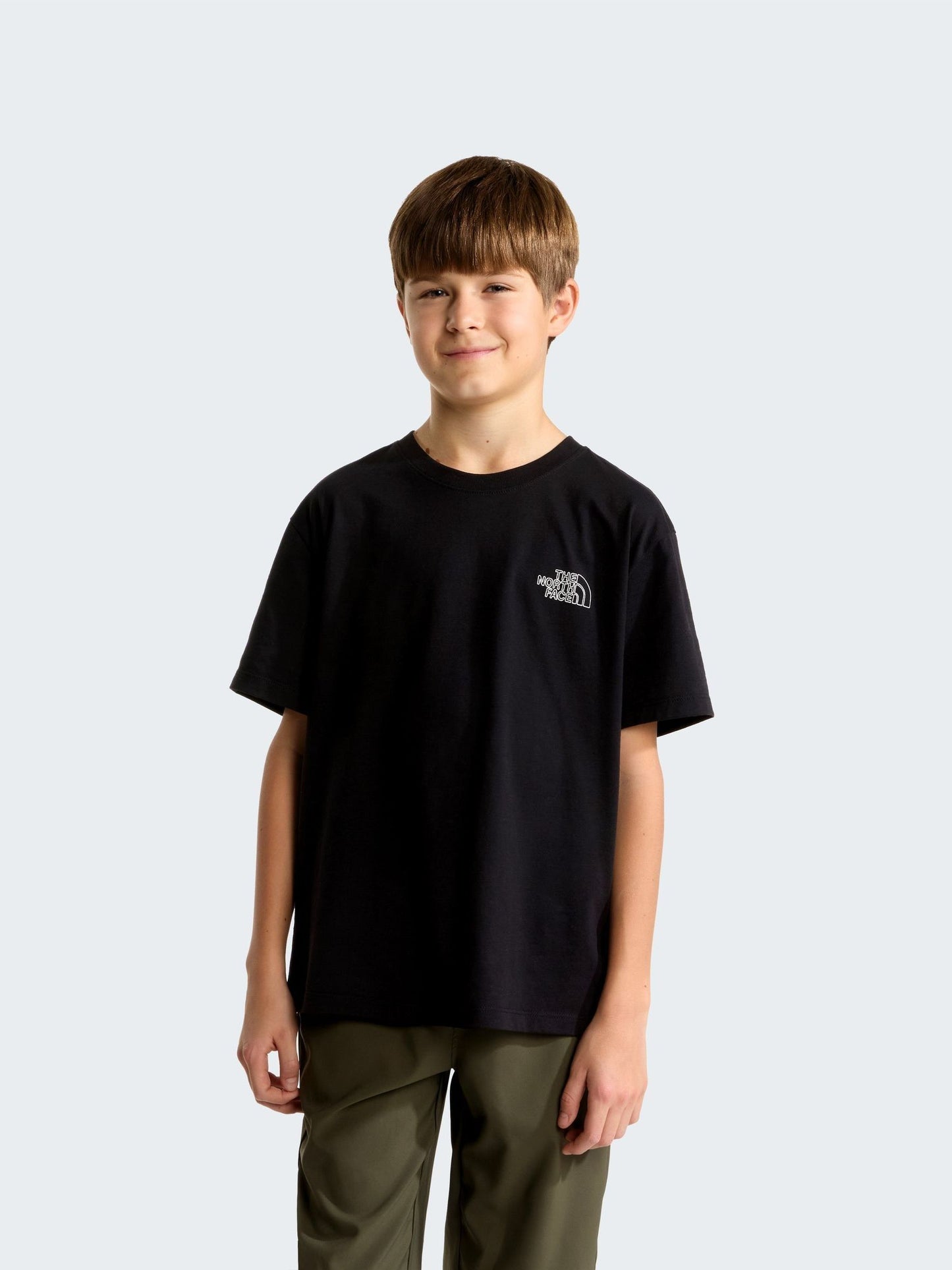 Dsiney Kidz - The North Face Black Teen Alien Back Graphic T-Shirt image 1