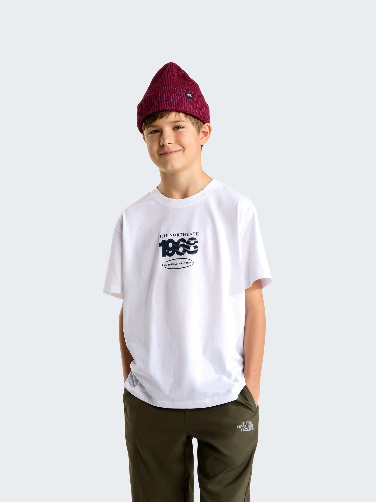 Dsiney Kidz - The North Face White Teen Track Relaxed Graphic T-Shirt image 1