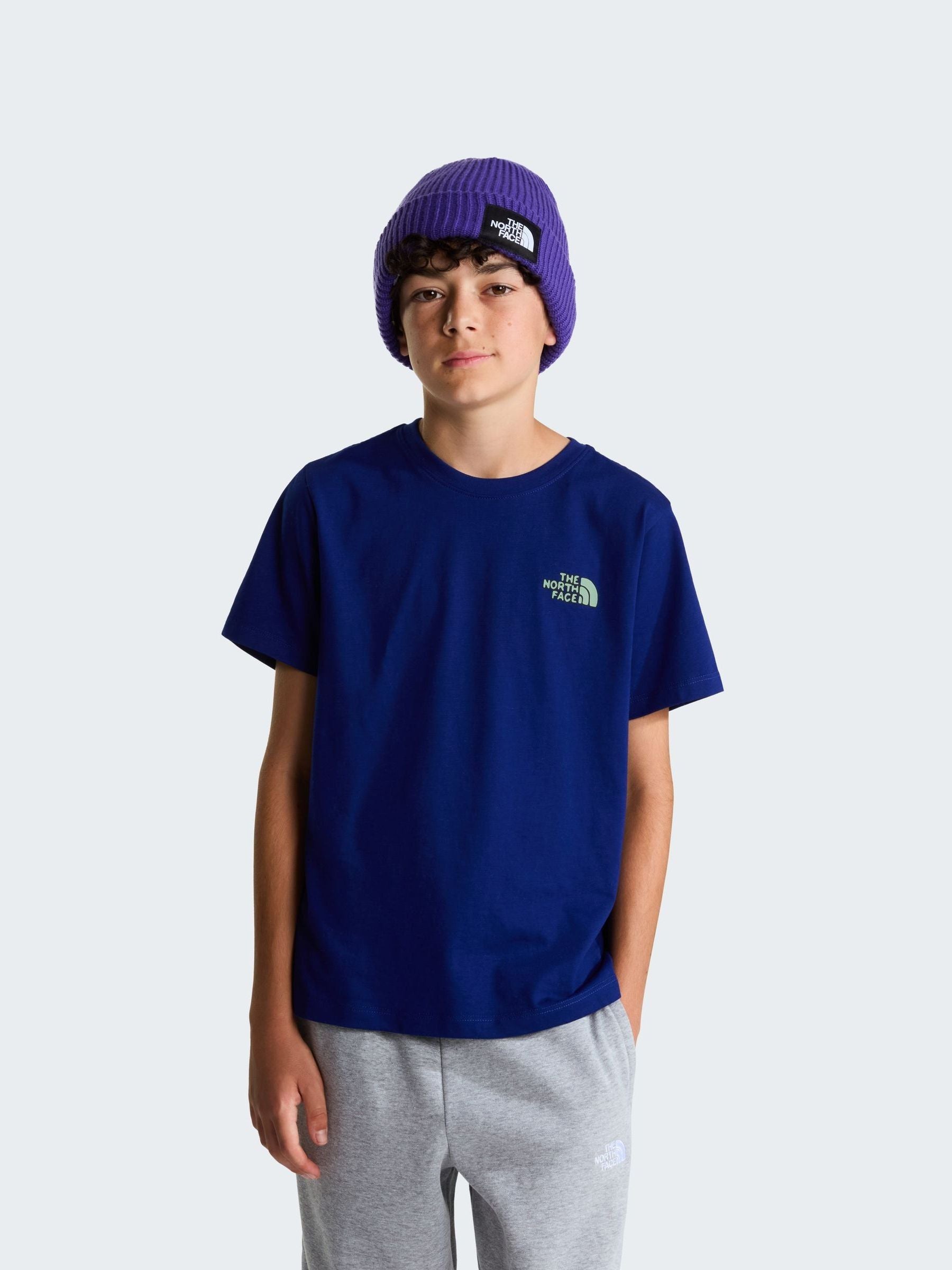 Dsiney Kidz - The North Face Blue Teen Outdoor Back Graphic T-Shirt image 2