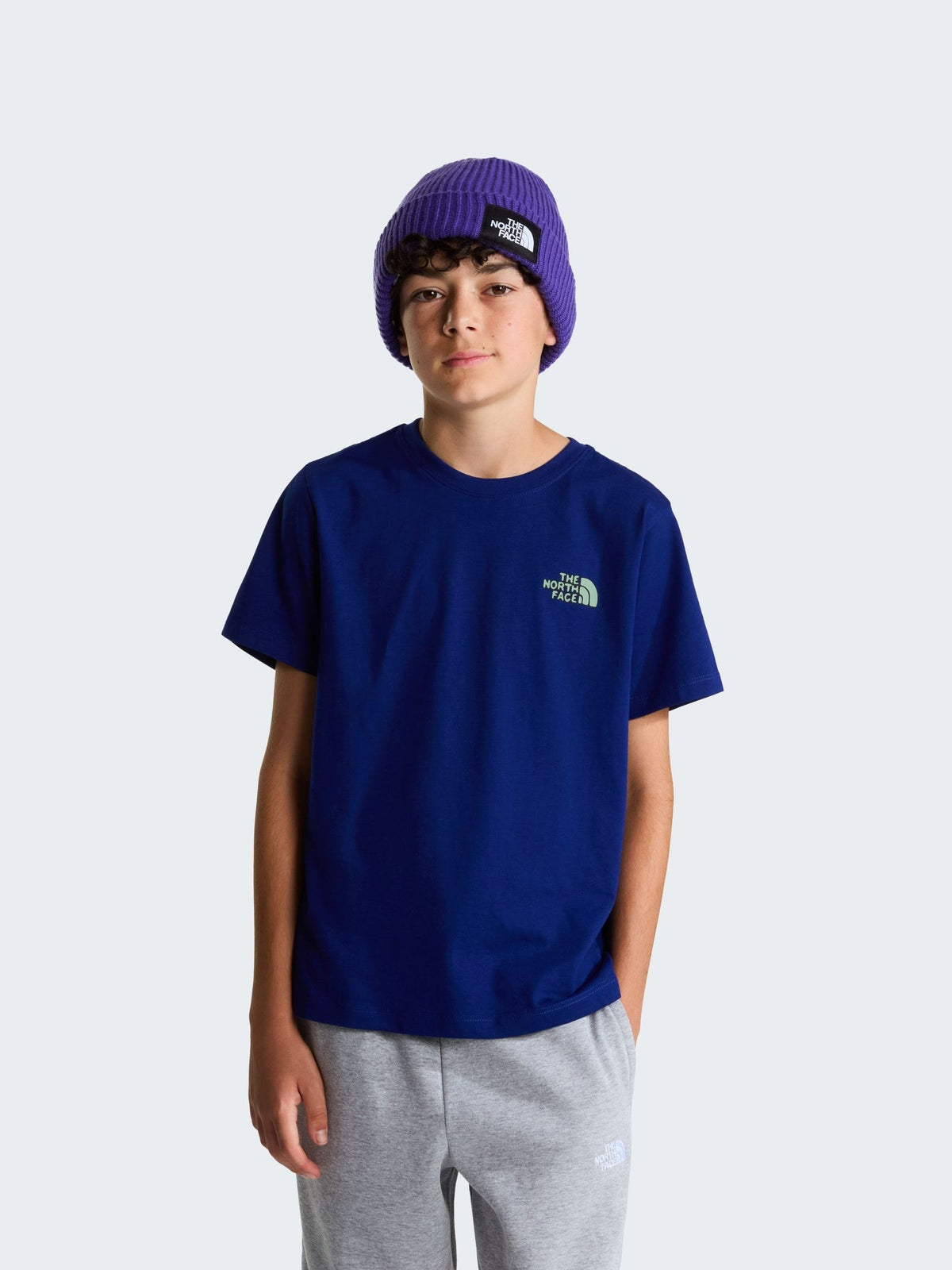 Dsiney Kidz - The North Face Blue Teen Outdoor Back Graphic T-Shirt image 2