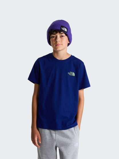 Dsiney Kidz - The North Face Blue Teen Outdoor Back Graphic T-Shirt image 2