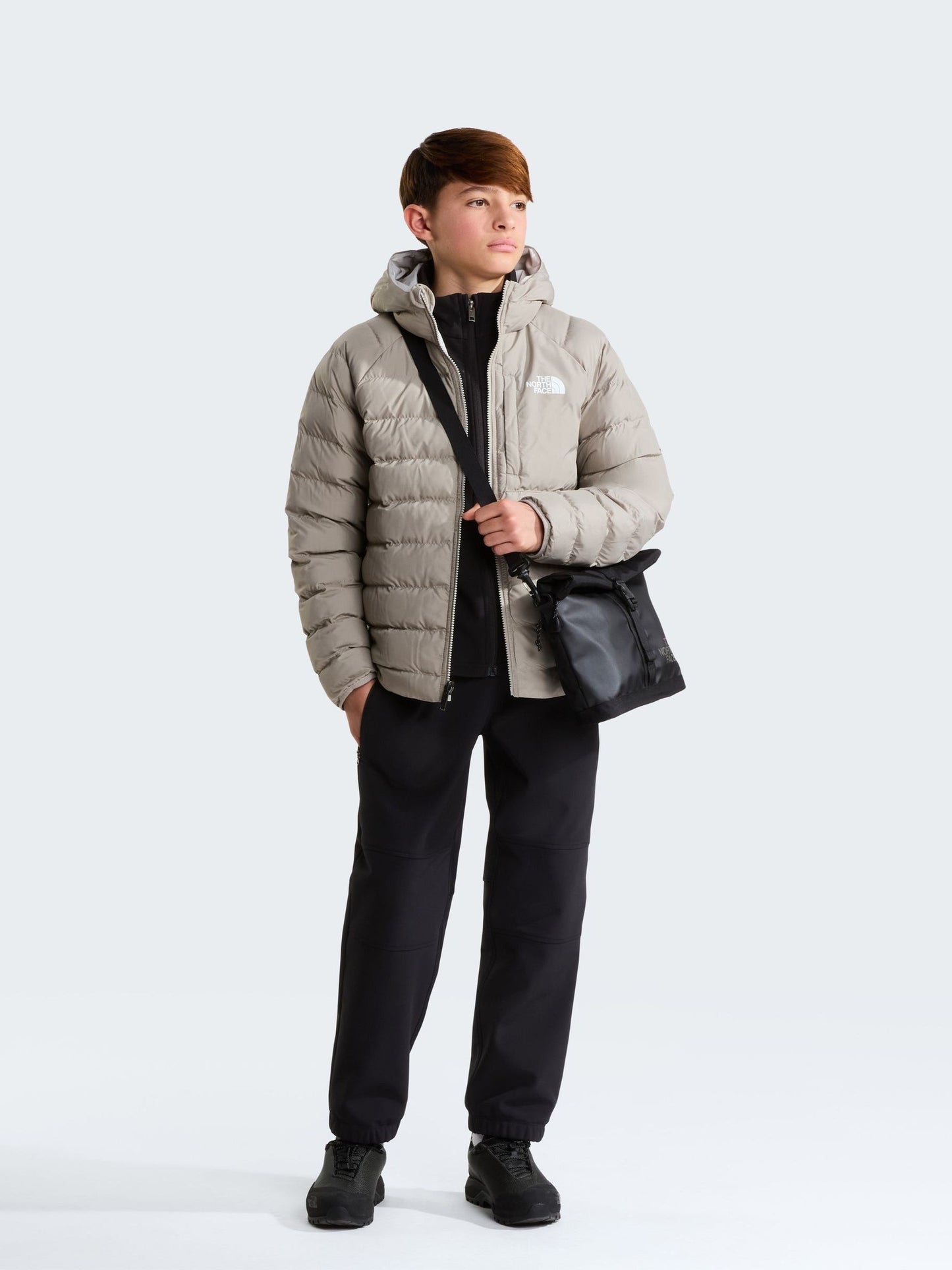 Dsiney Kidz - The North Face Grey Reversible Perrito Hooded Puffer Jacket image 2