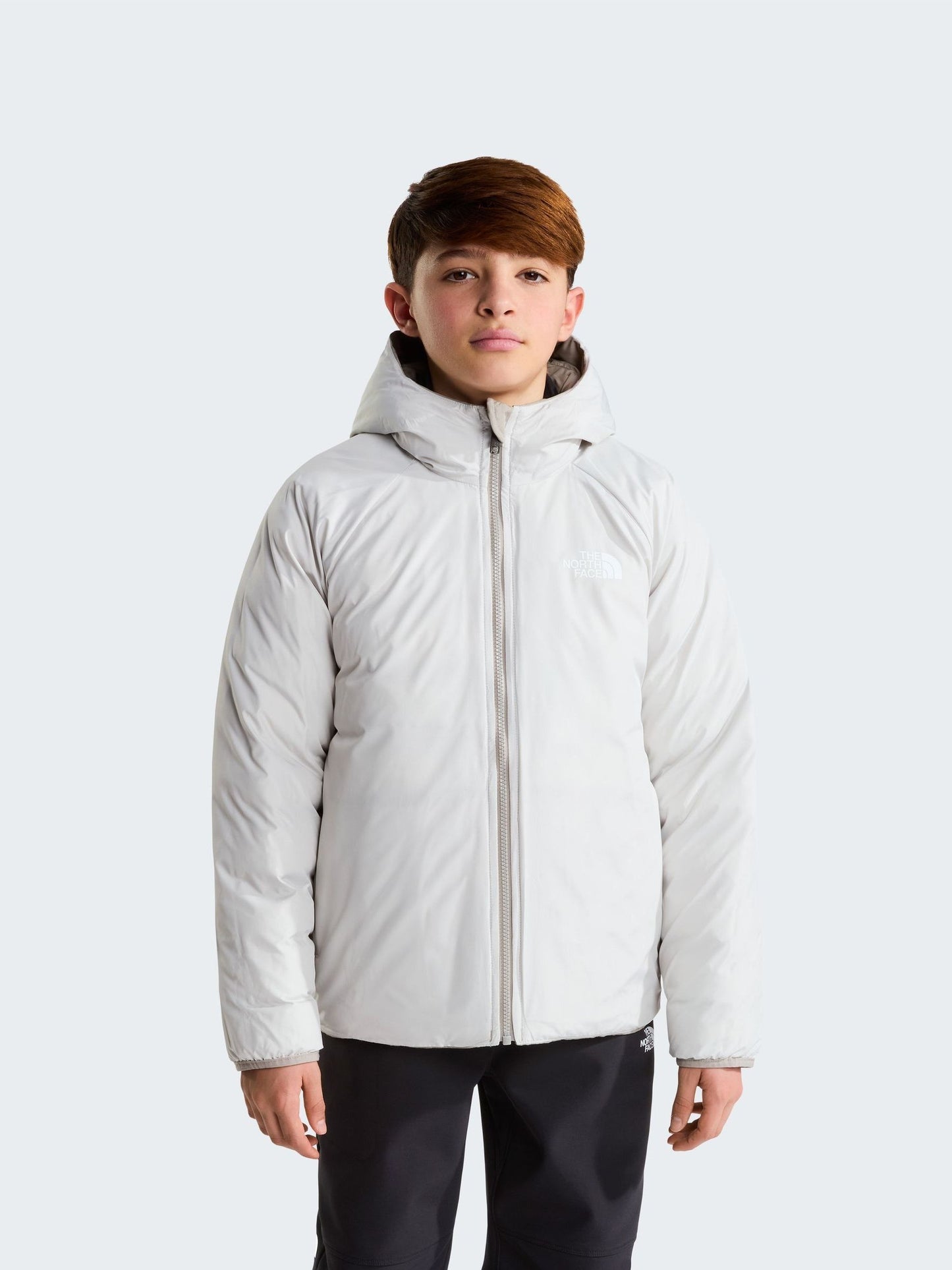 Dsiney Kidz - The North Face Grey Reversible Perrito Hooded Puffer Jacket image 3
