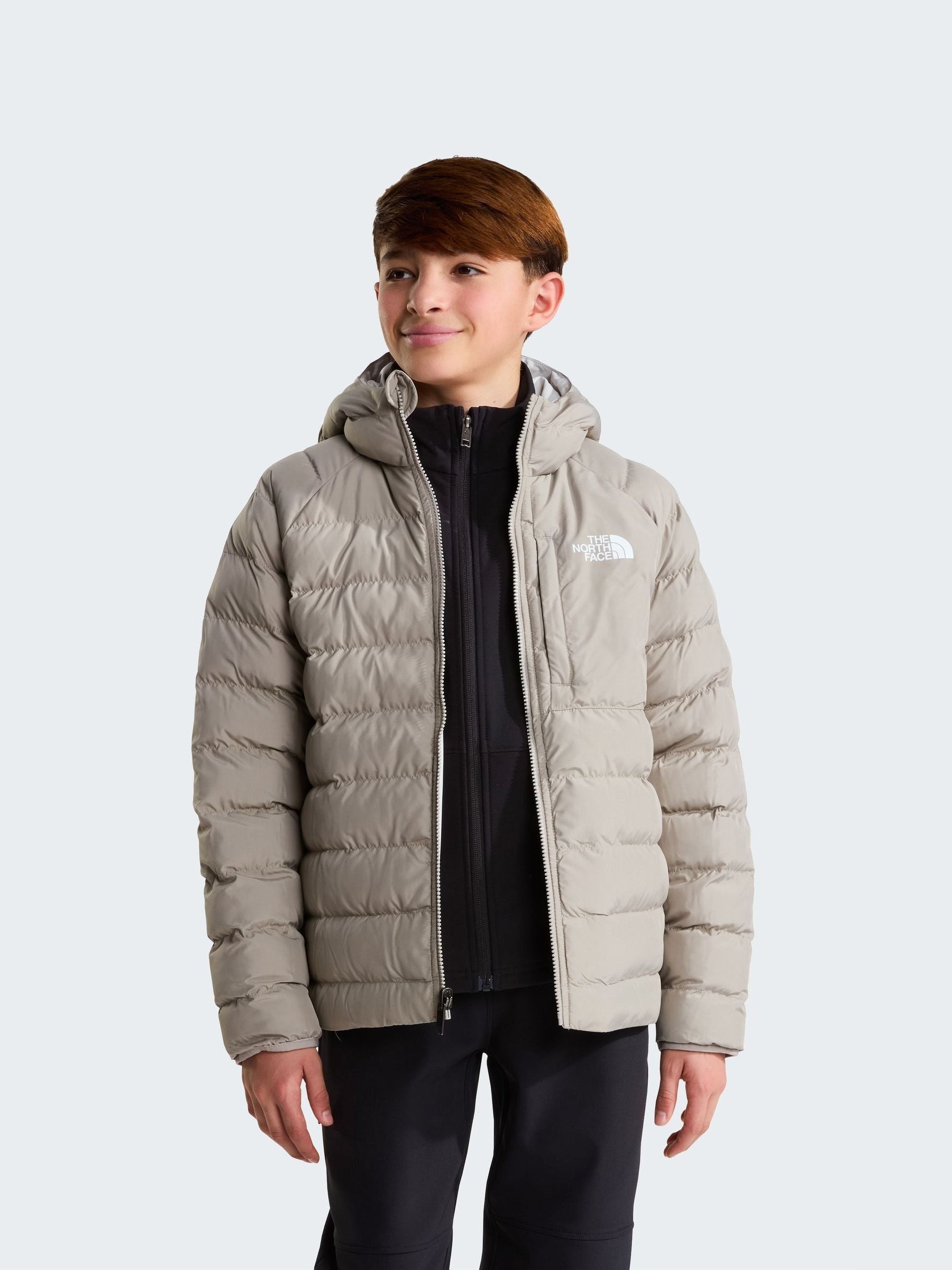 Dsiney Kidz - The North Face Grey Reversible Perrito Hooded Puffer Jacket image 5