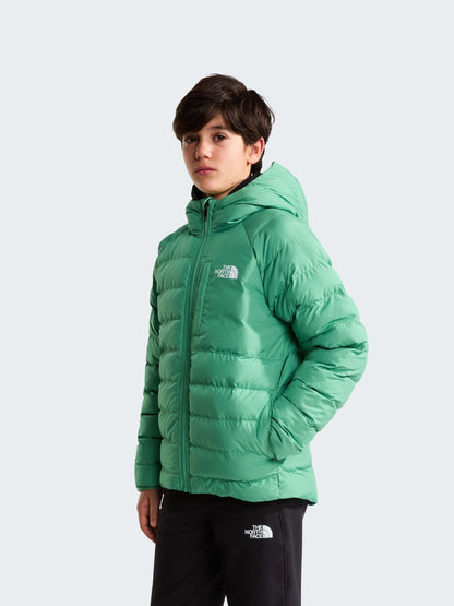 Dsiney Kidz - The North Face Green Reversible Perrito Hooded Puffer Jacket image 1