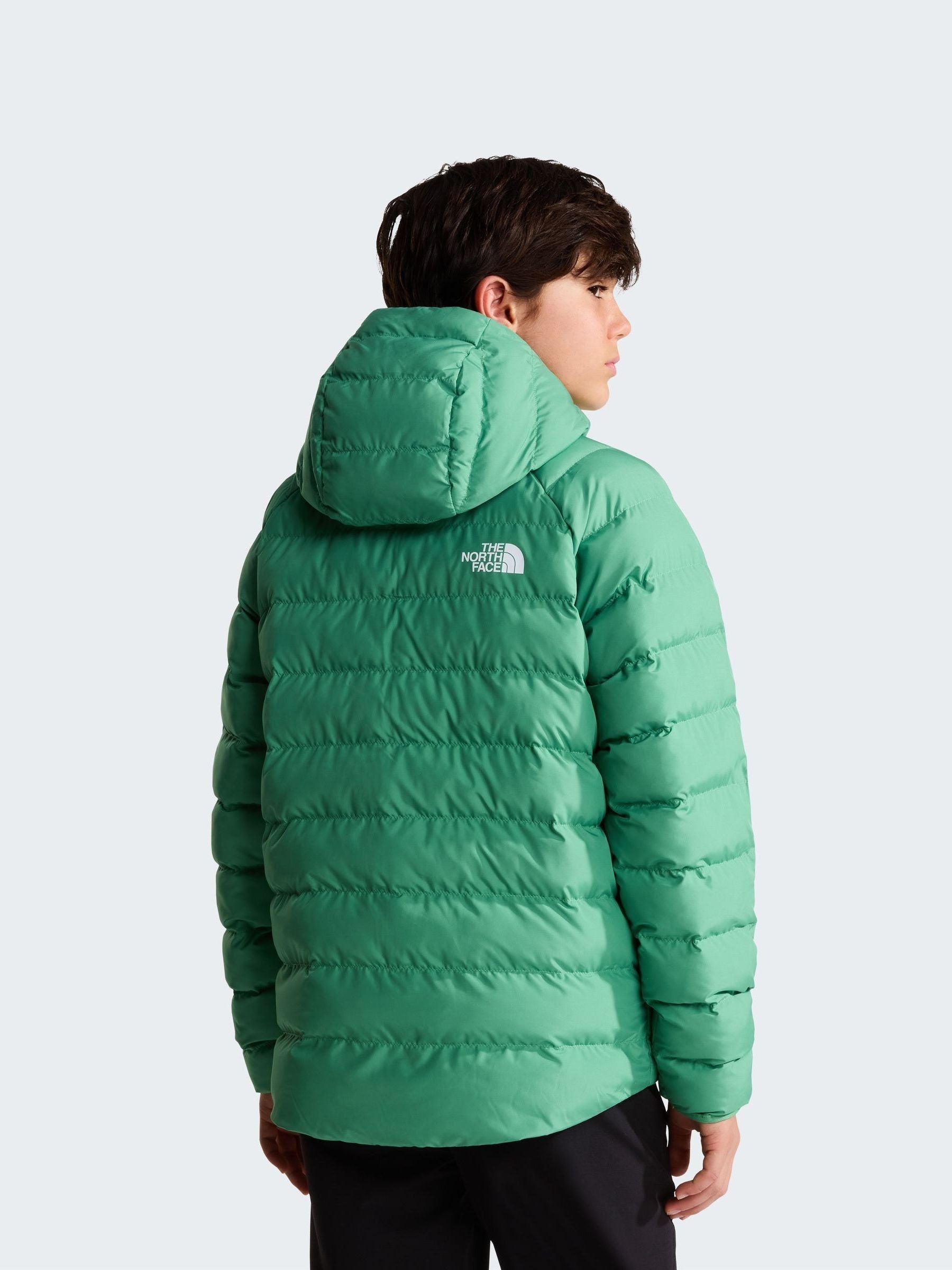 Dsiney Kidz - The North Face Green Reversible Perrito Hooded Puffer Jacket image 4