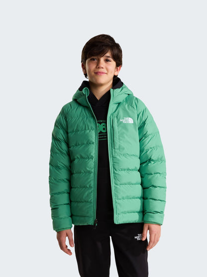 Dsiney Kidz - The North Face Green Reversible Perrito Hooded Puffer Jacket image 5