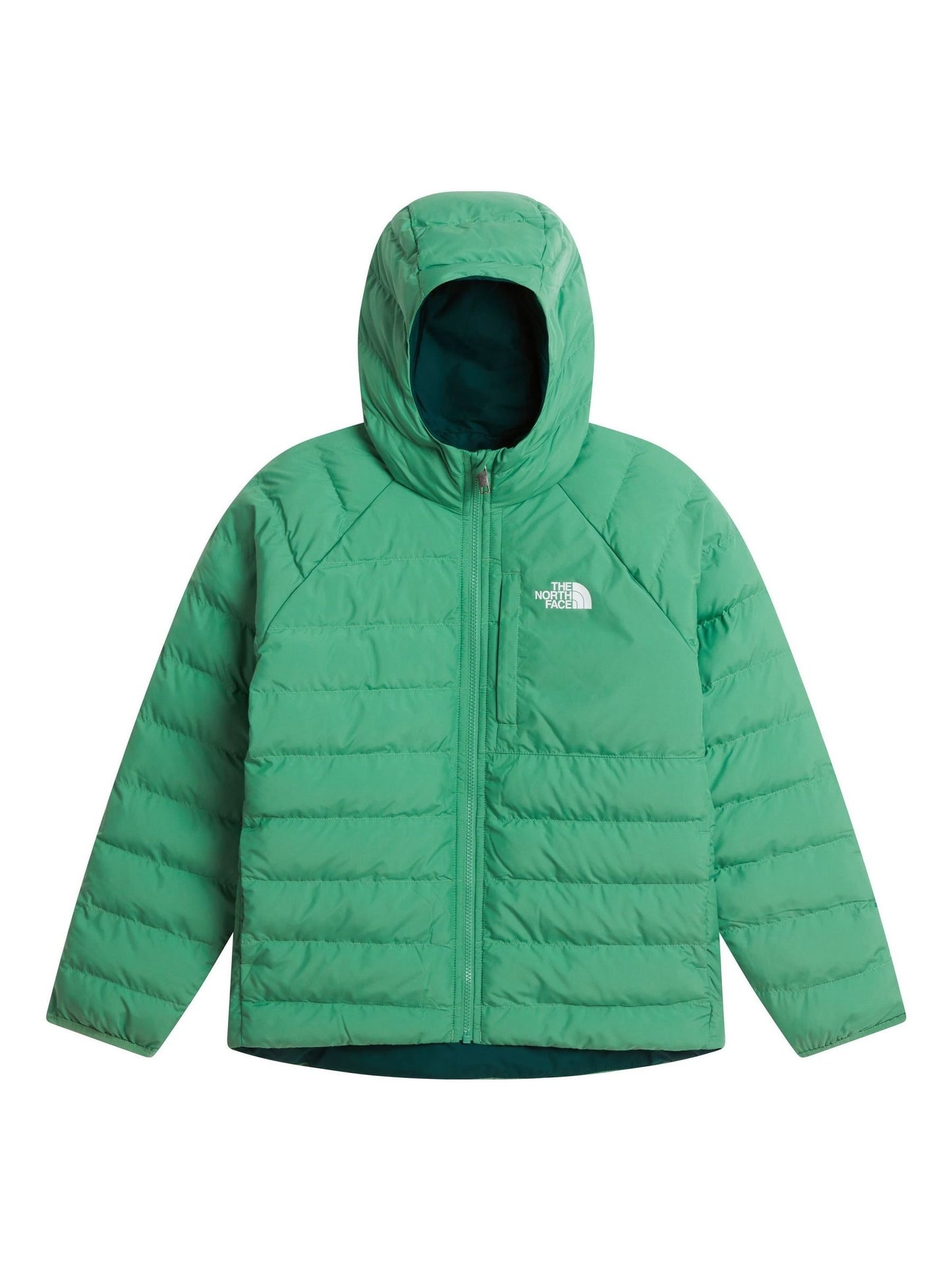 Dsiney Kidz - The North Face Green Reversible Perrito Hooded Puffer Jacket image 6