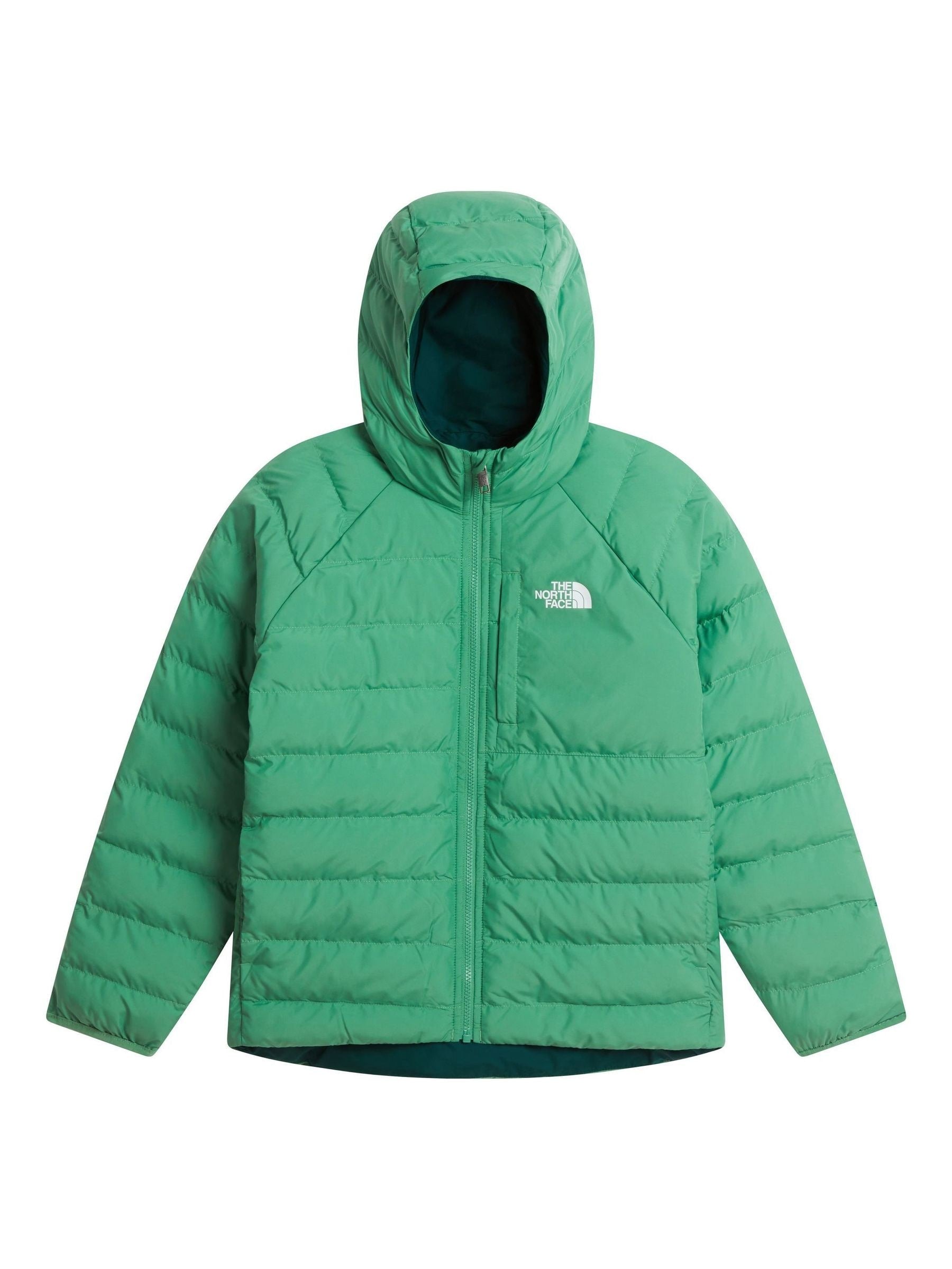 Dsiney Kidz - The North Face Green Reversible Perrito Hooded Puffer Jacket image 6