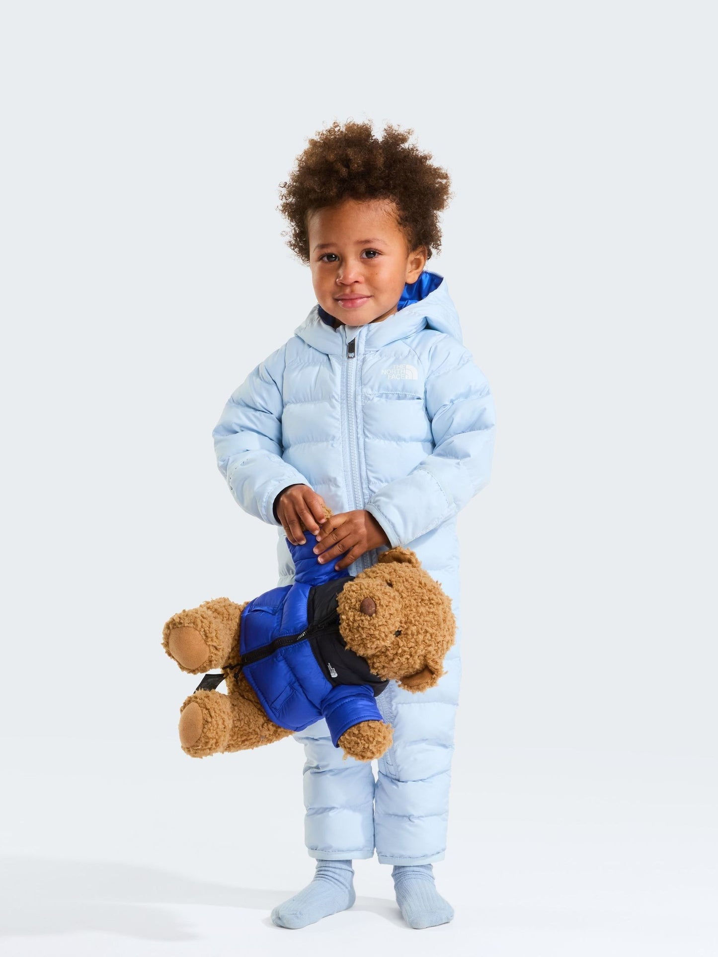 Dsiney Kidz - The North Face Blue Baby Perrito Puffer One Piece Suit image 3