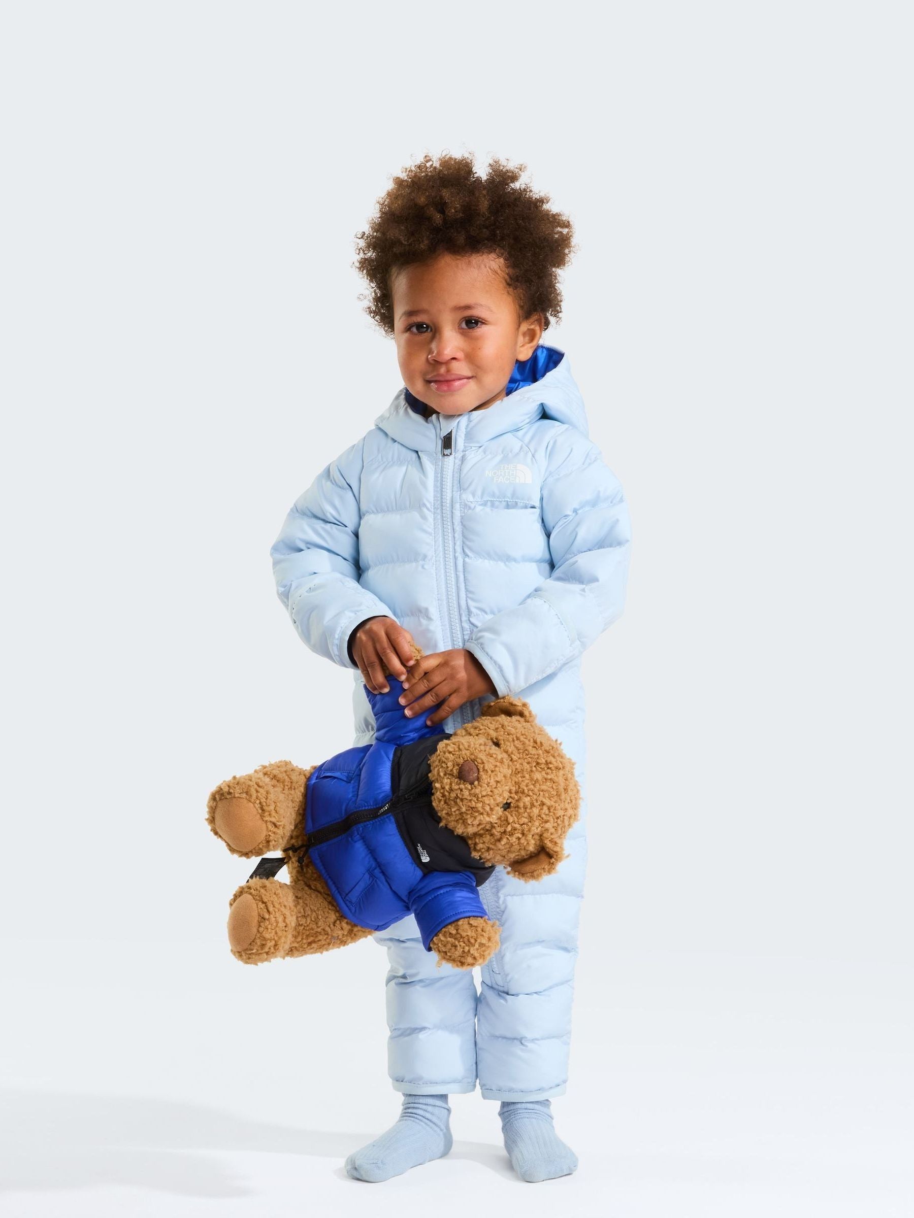 Dsiney Kidz - The North Face Blue Baby Perrito Puffer One Piece Suit image 3