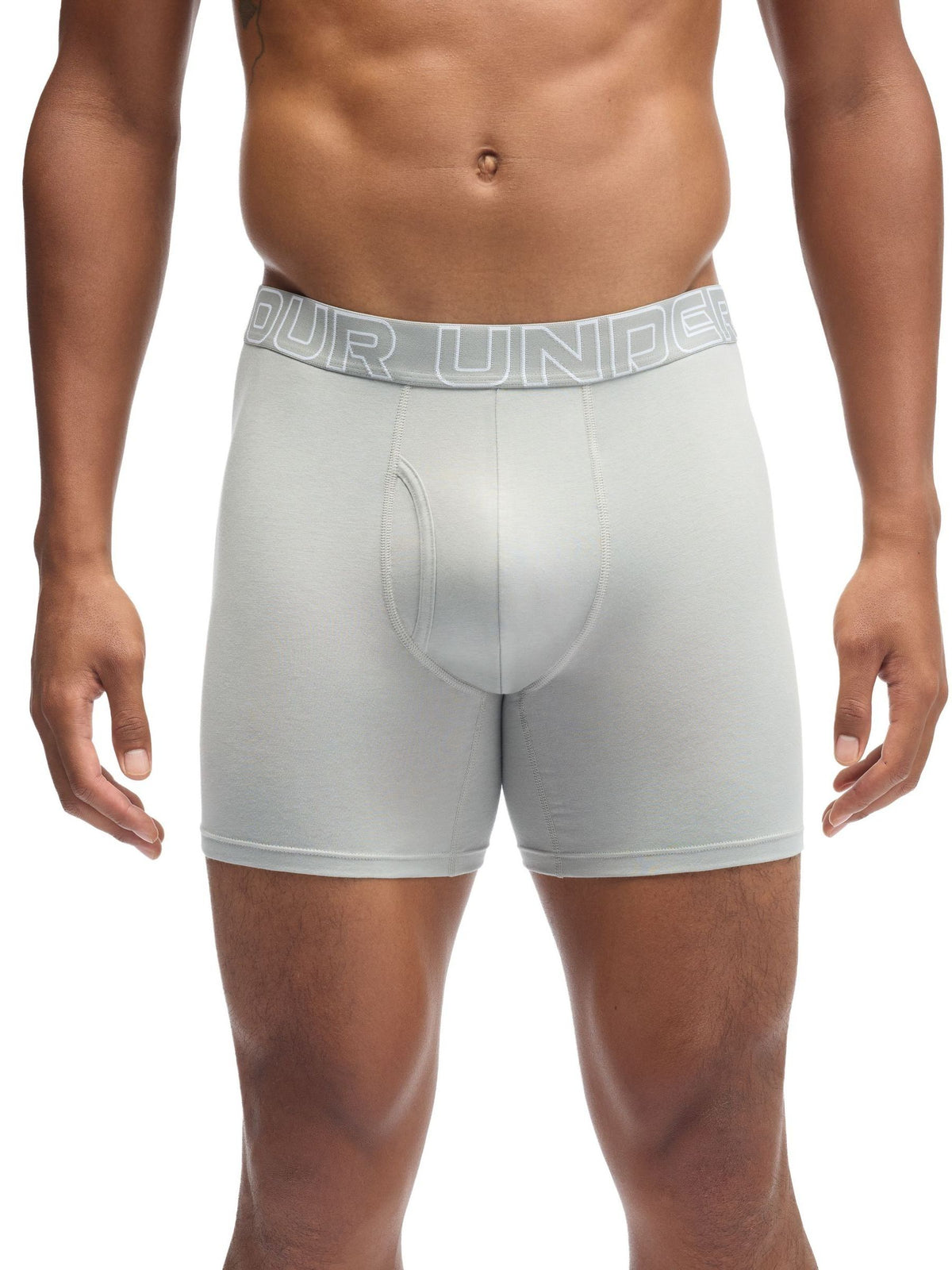 Dsiney Kidz - Under Armour Red Performance Cotton Solid 6" Boxers 3 Pack image 3