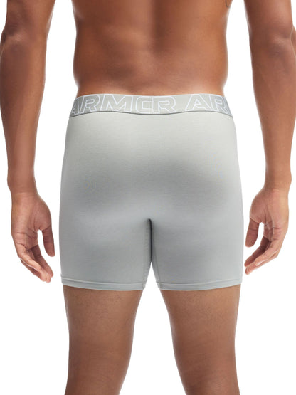 Dsiney Kidz - Under Armour Red Performance Cotton Solid 6" Boxers 3 Pack image 4