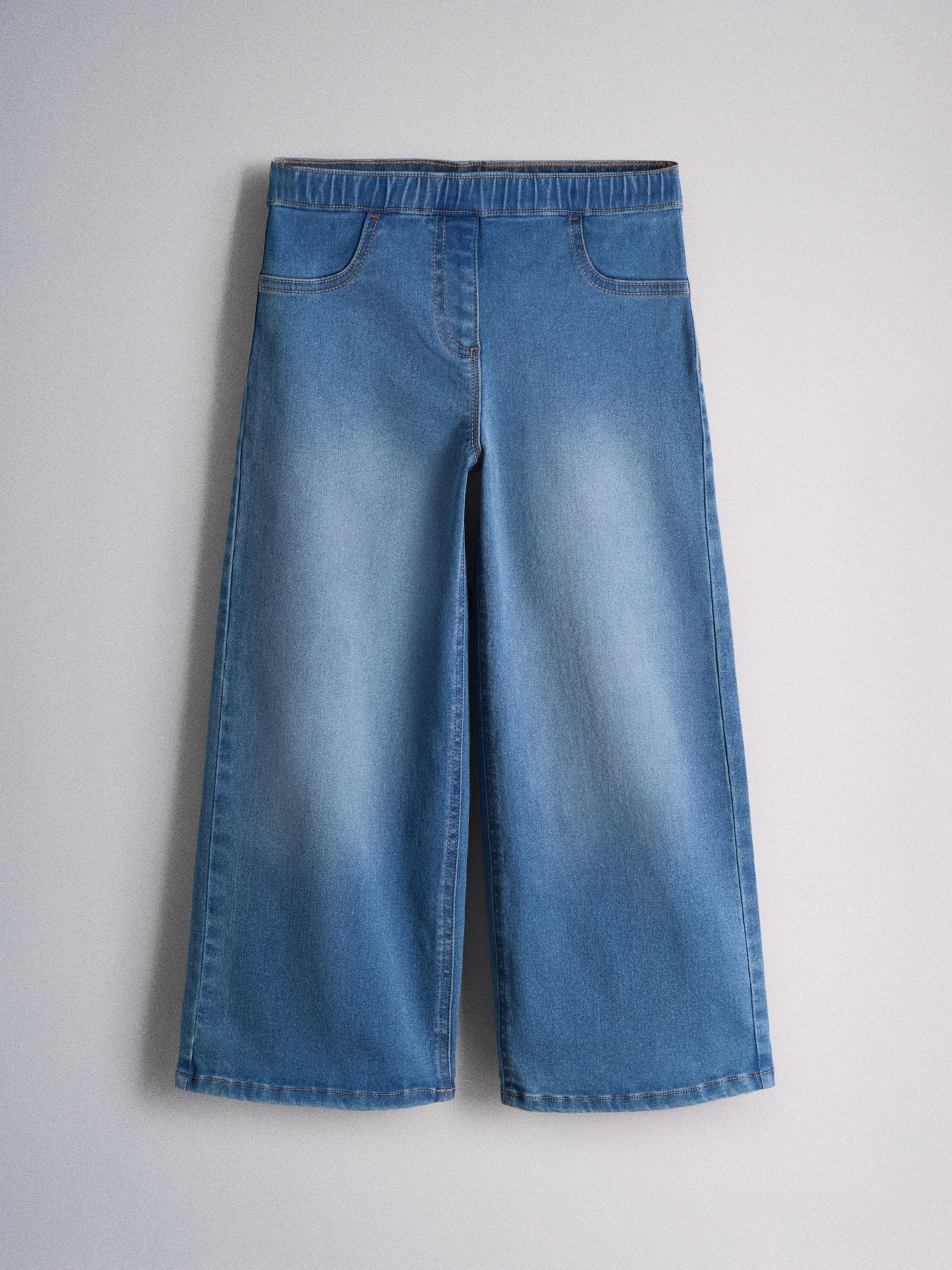Dsiney Kidz - The Set Wide Leg Pull On Jeggings 3 Pack Dark Blue/Mid Blue/Black Denim image 10