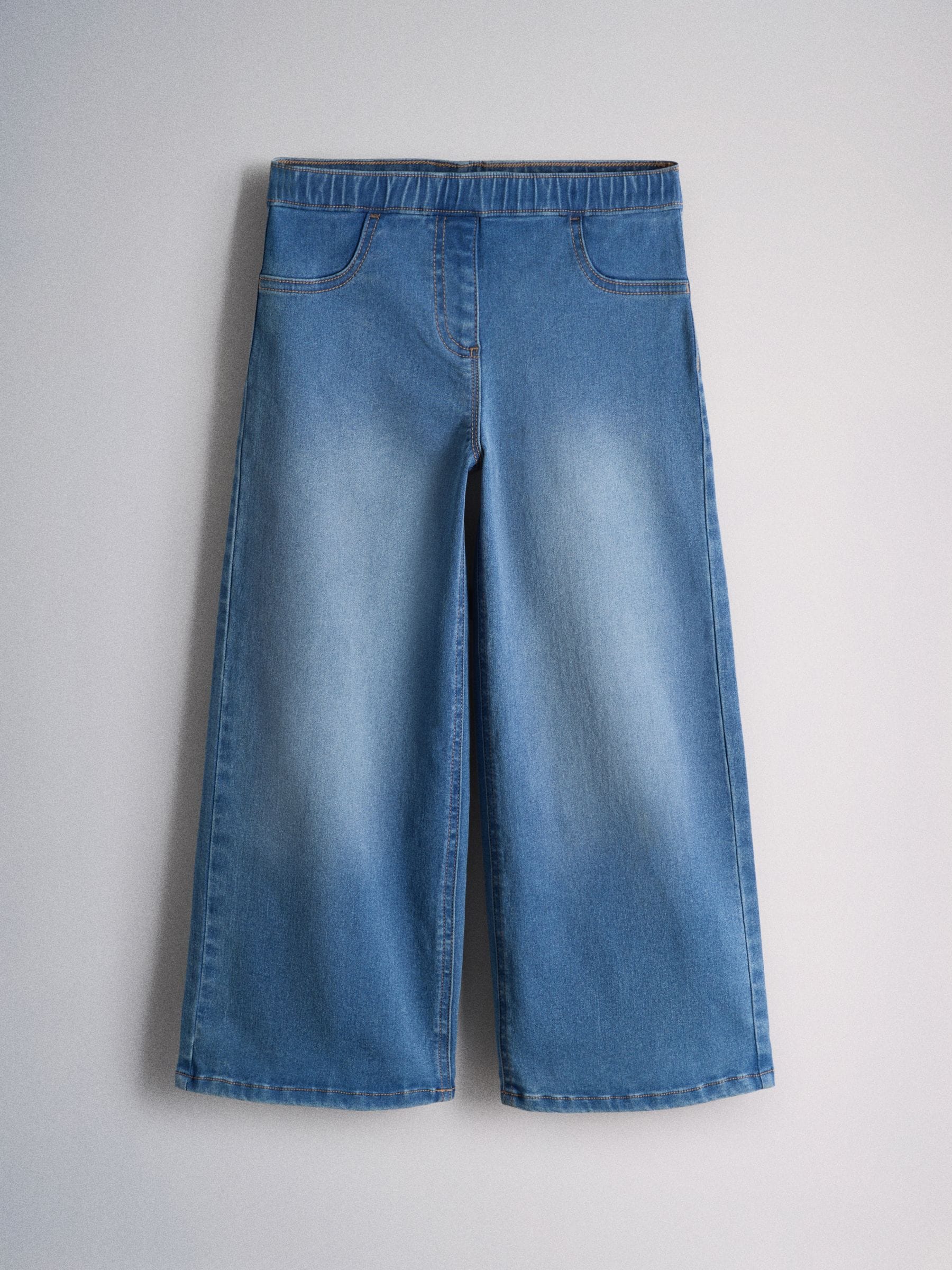 Dsiney Kidz - The Set Wide Leg Pull On Jeggings 3 Pack Dark Blue/Mid Blue/Black Denim image 10