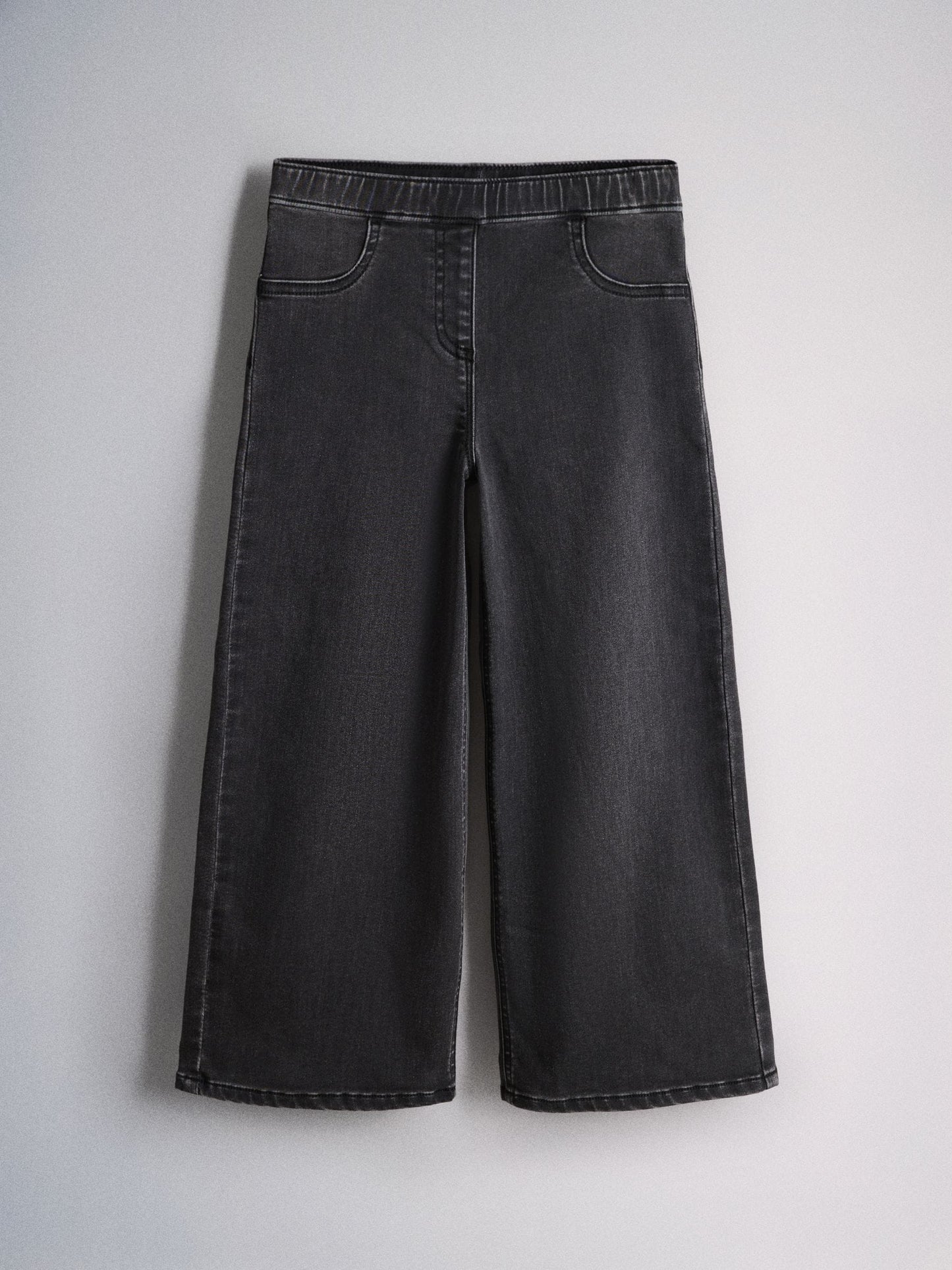 Dsiney Kidz - The Set Wide Leg Pull On Jeggings 3 Pack Dark Blue/Mid Blue/Black Denim image 9